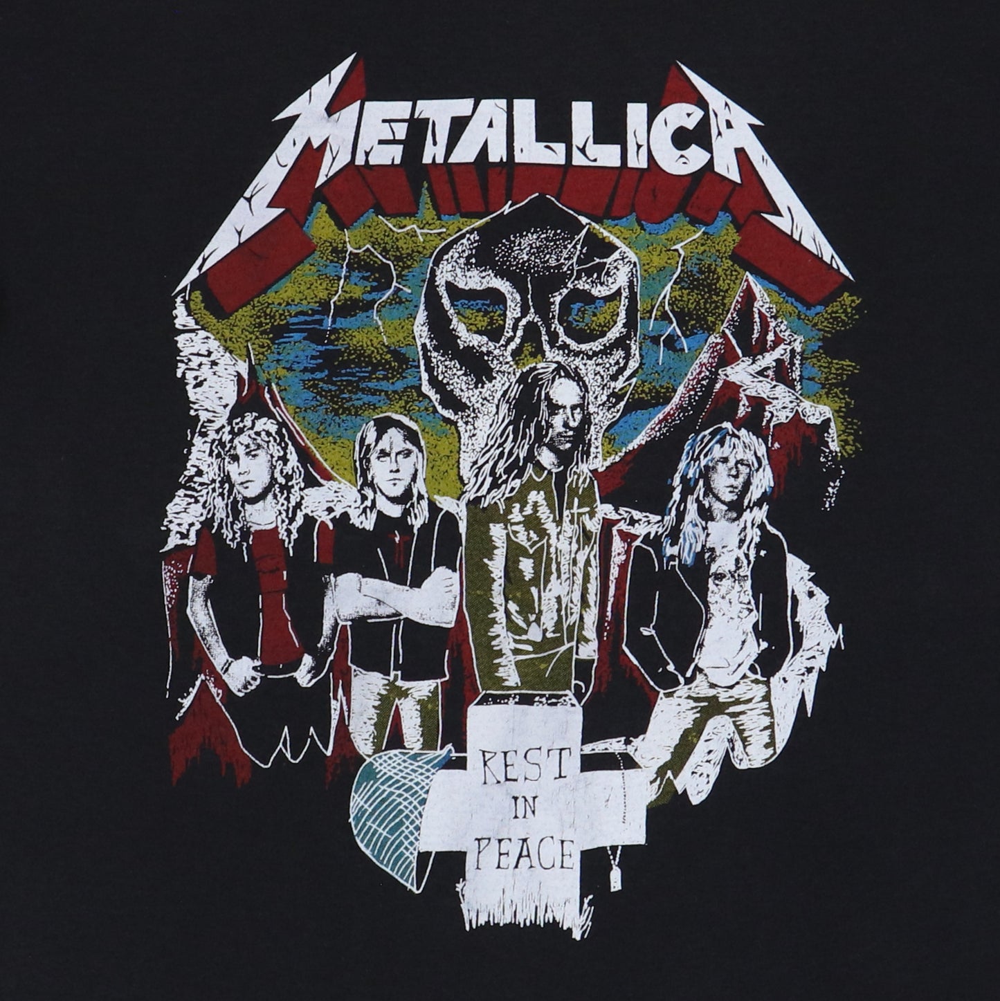 1980s Metallica Cliff Burton Tribute Shirt