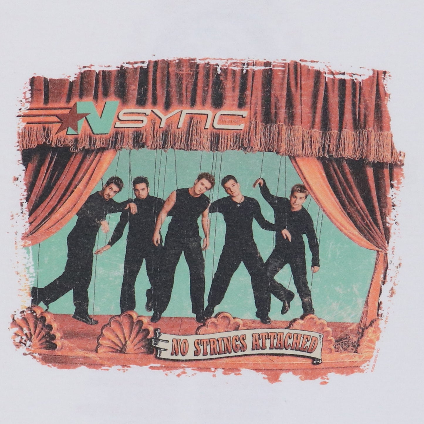 2000 NSYNC No Strings Attached Tour Shirt