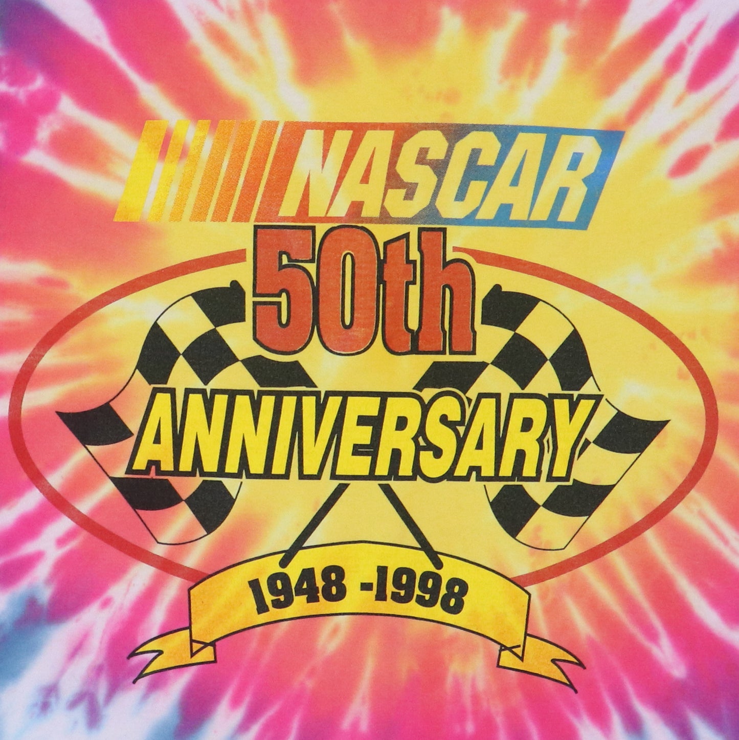 1998 Nascar Racing Las Vegas Tie Dye Shirt