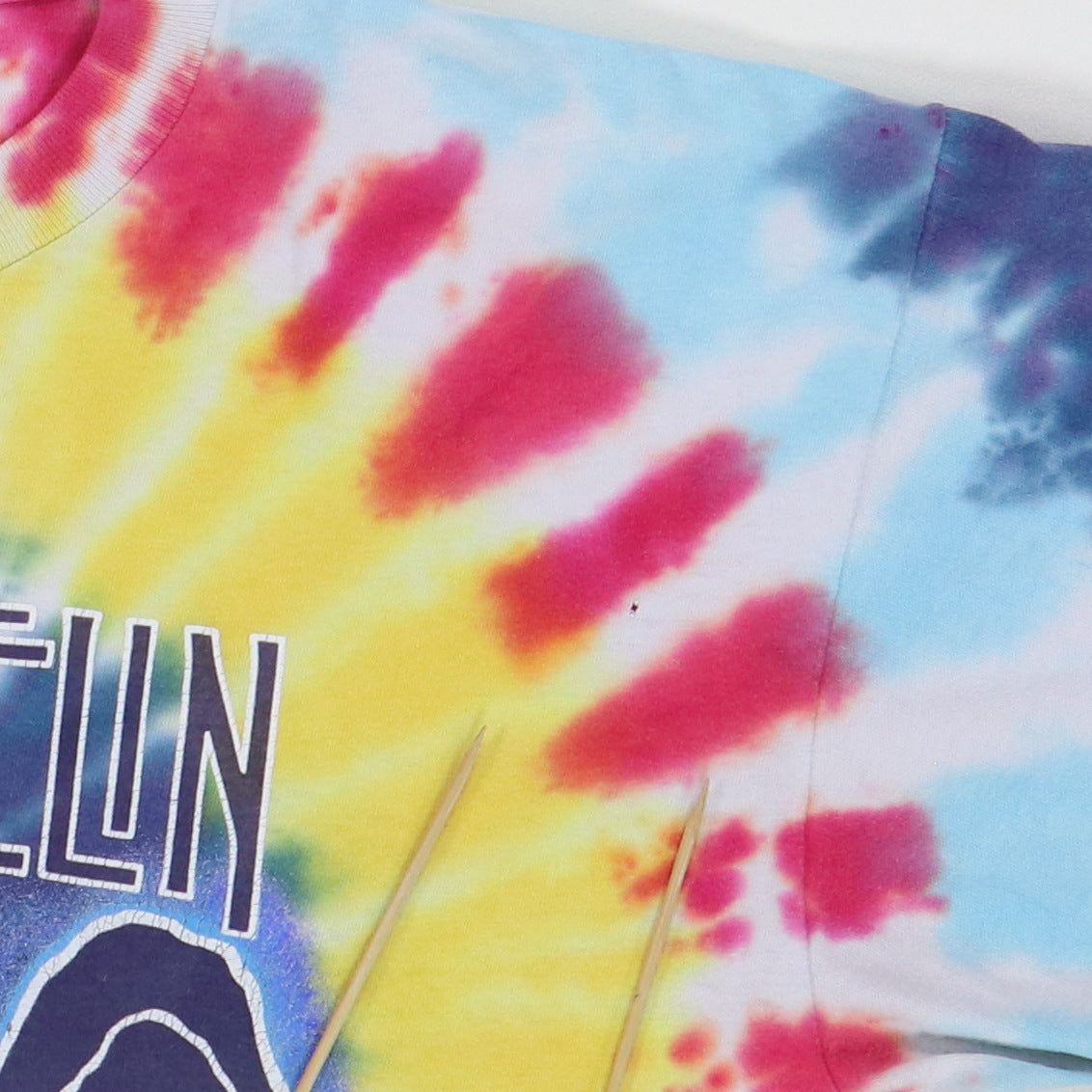 1990s Led Zeppelin Swan Song Tie Dye Shirt