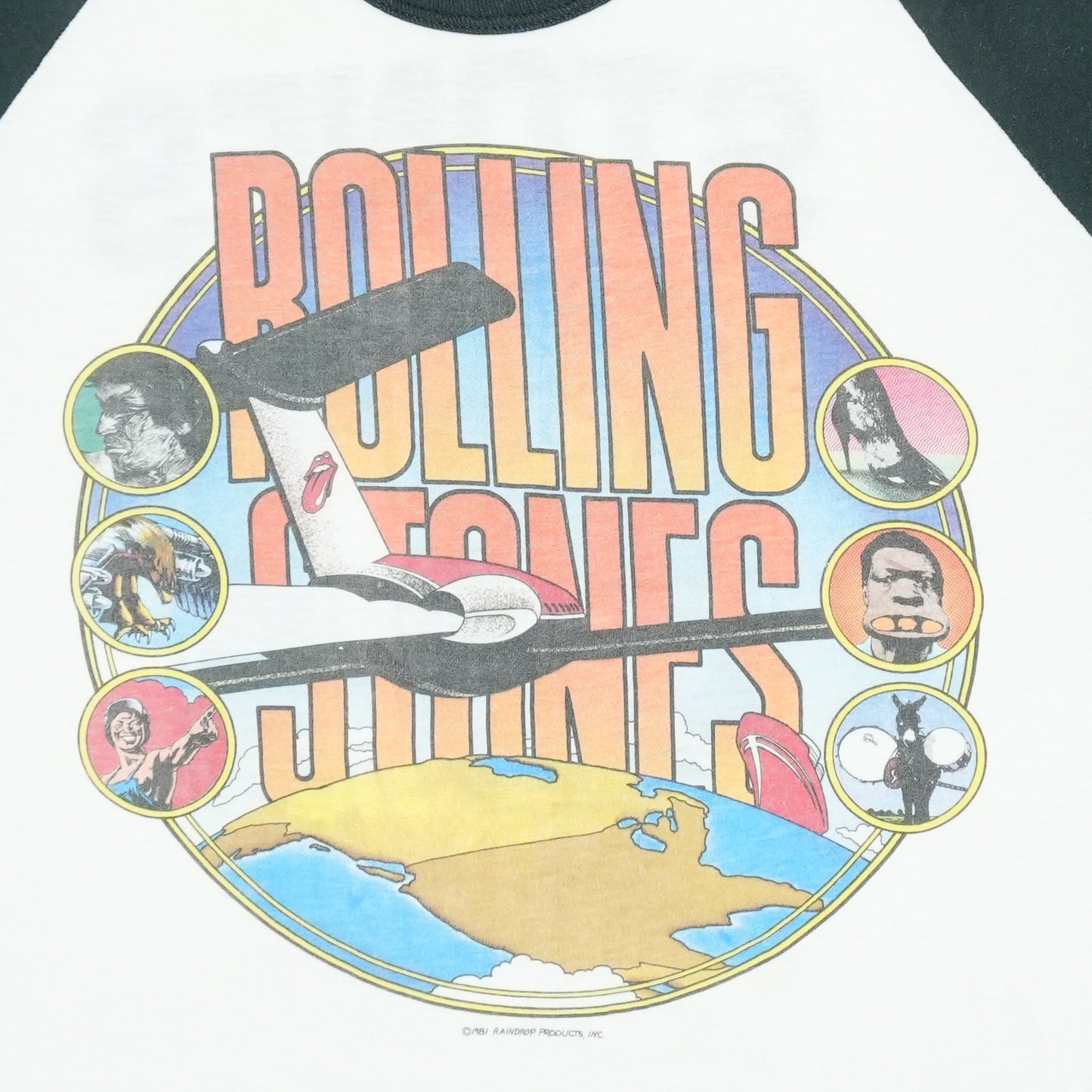 1981 Rolling Stones Tour Jersey Shirt