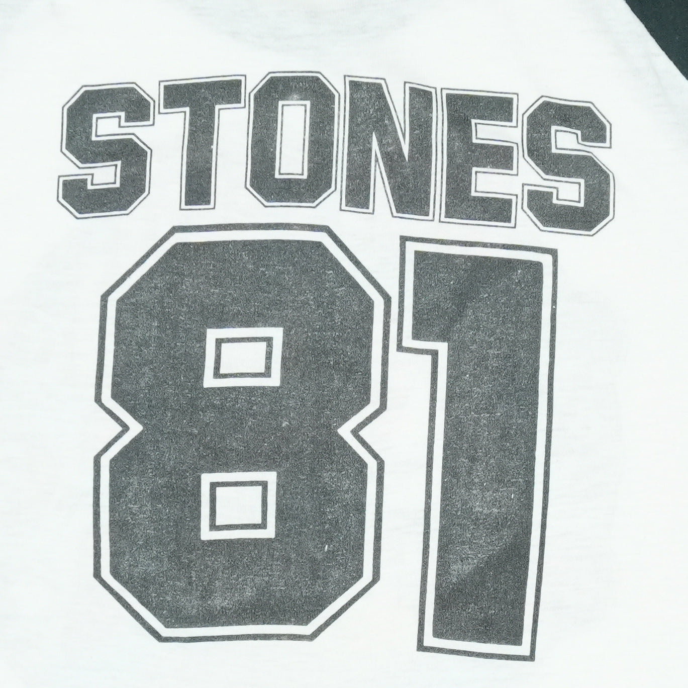 1981 Rolling Stones Tour Jersey Shirt
