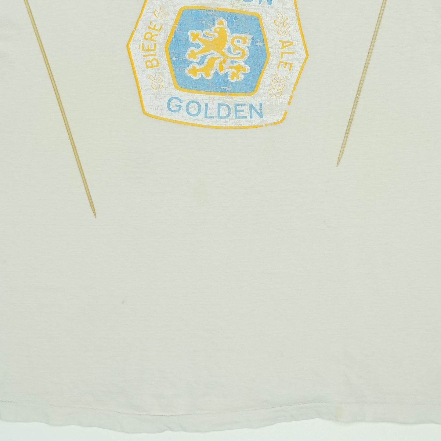 1970s Molson Golden Beer Champion Blue Bar Shirt