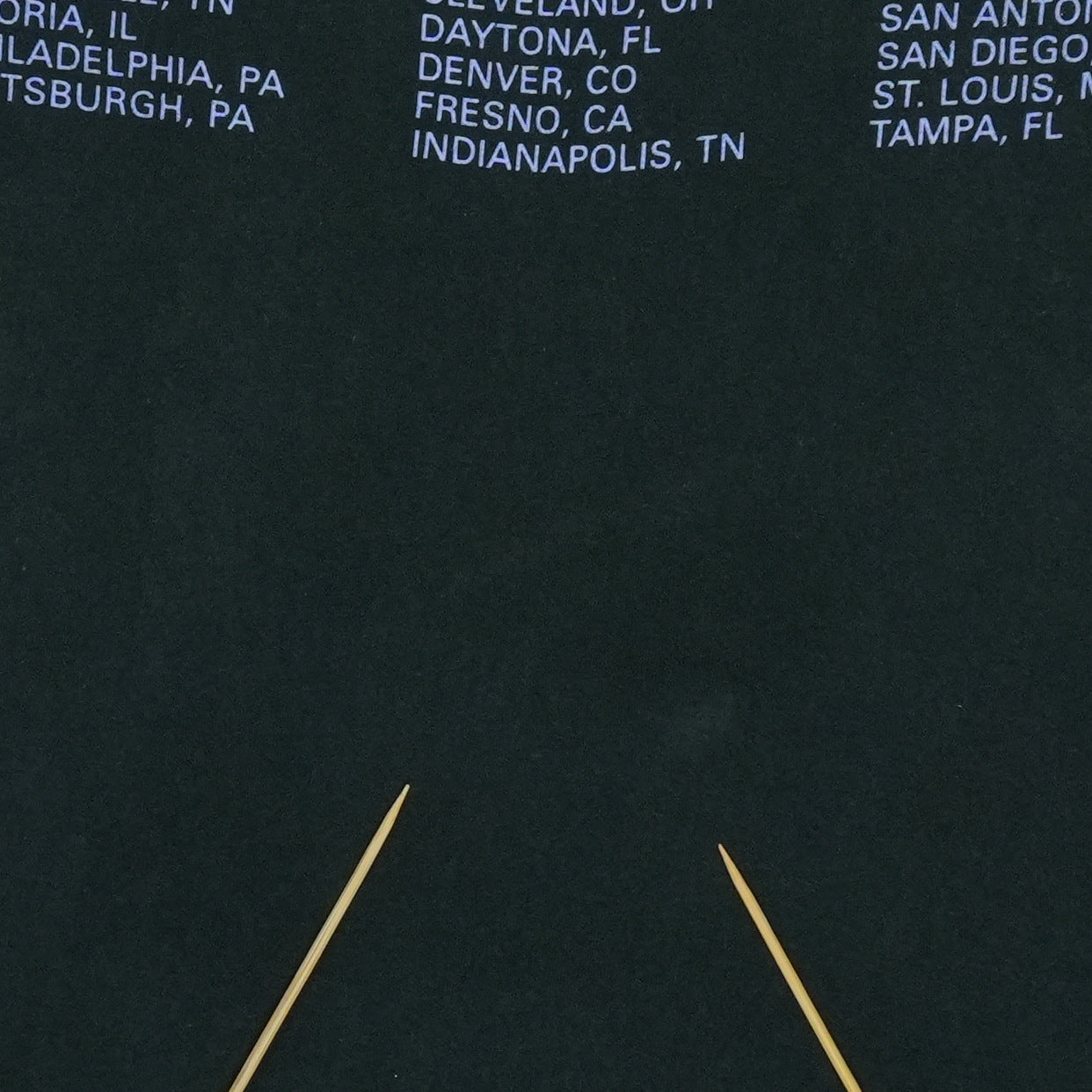 1996 Crown Royal Country Music Series Tour Shirt