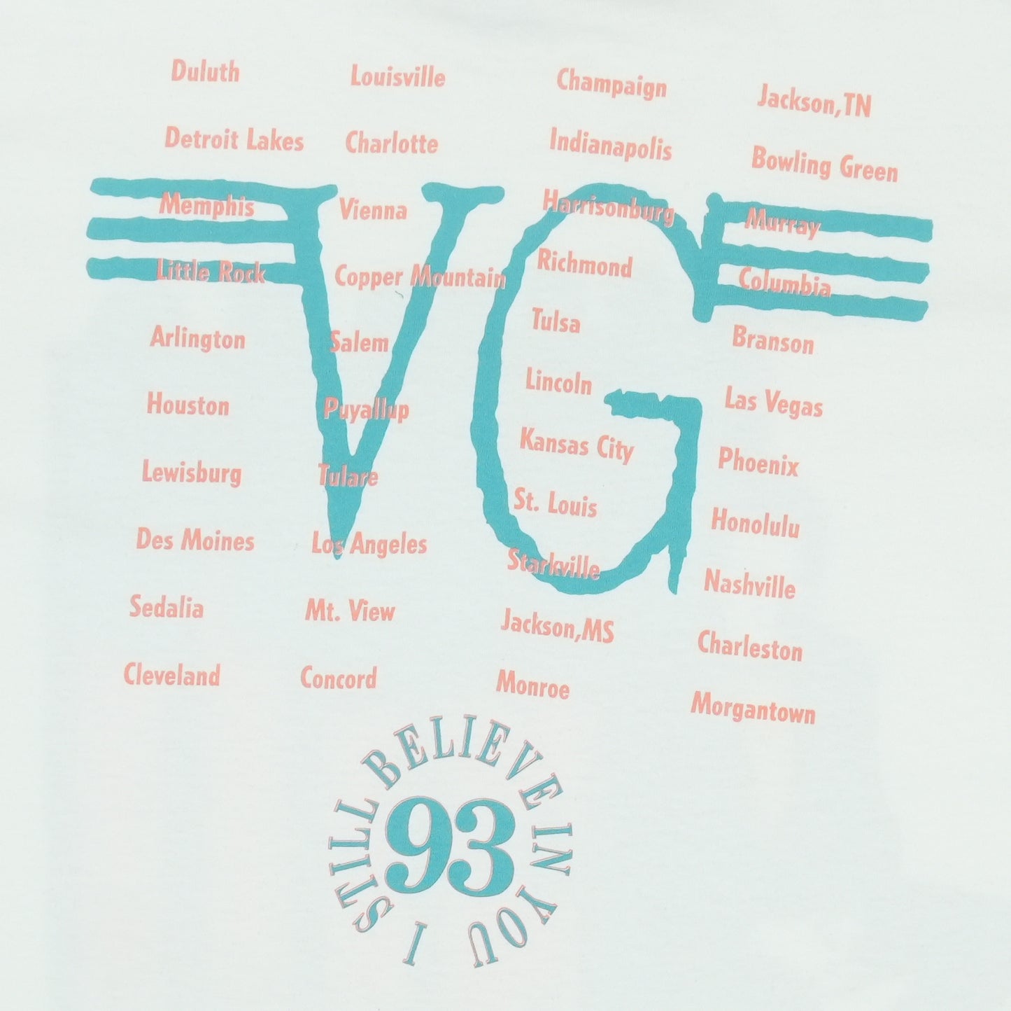 1993 Vince Gill Tour Shirt