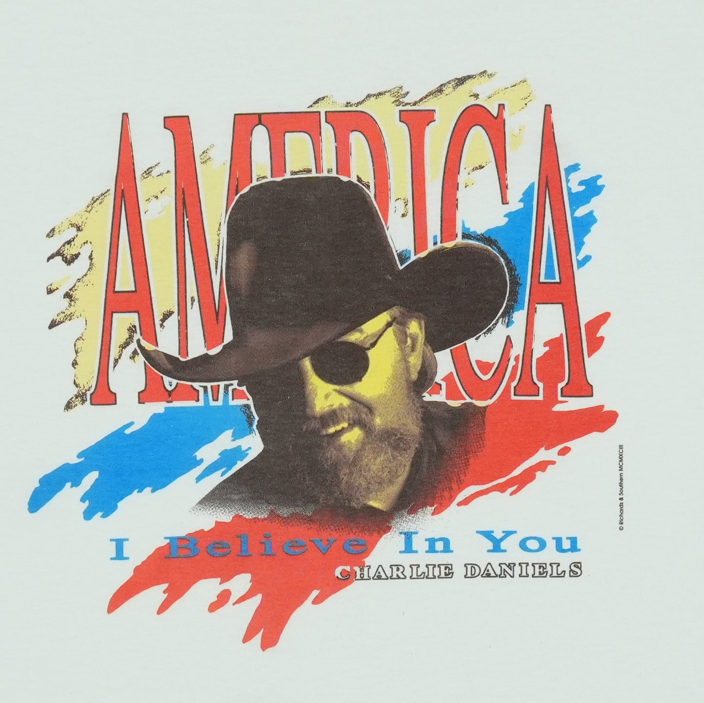 1993 Charlie Daniels Band I Believe In You Shirt