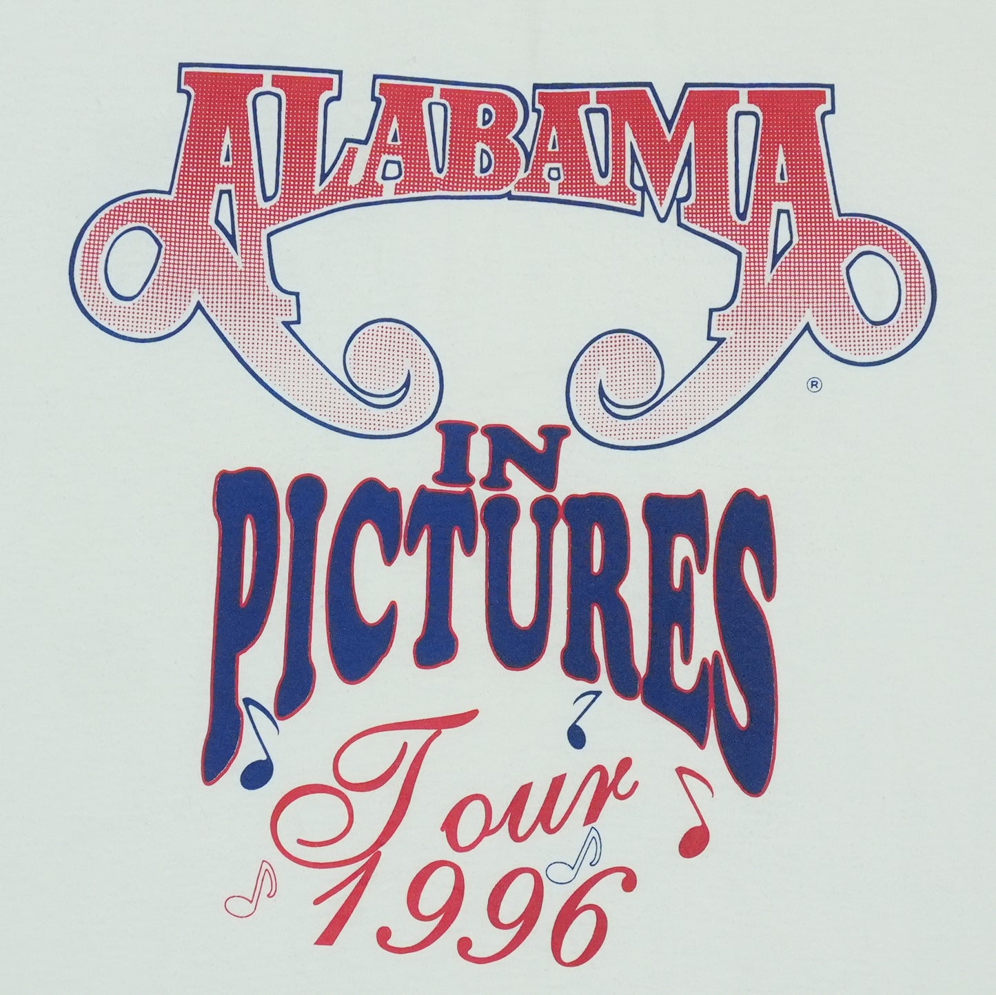 1996 Alabama Local Crew Tour Shirt