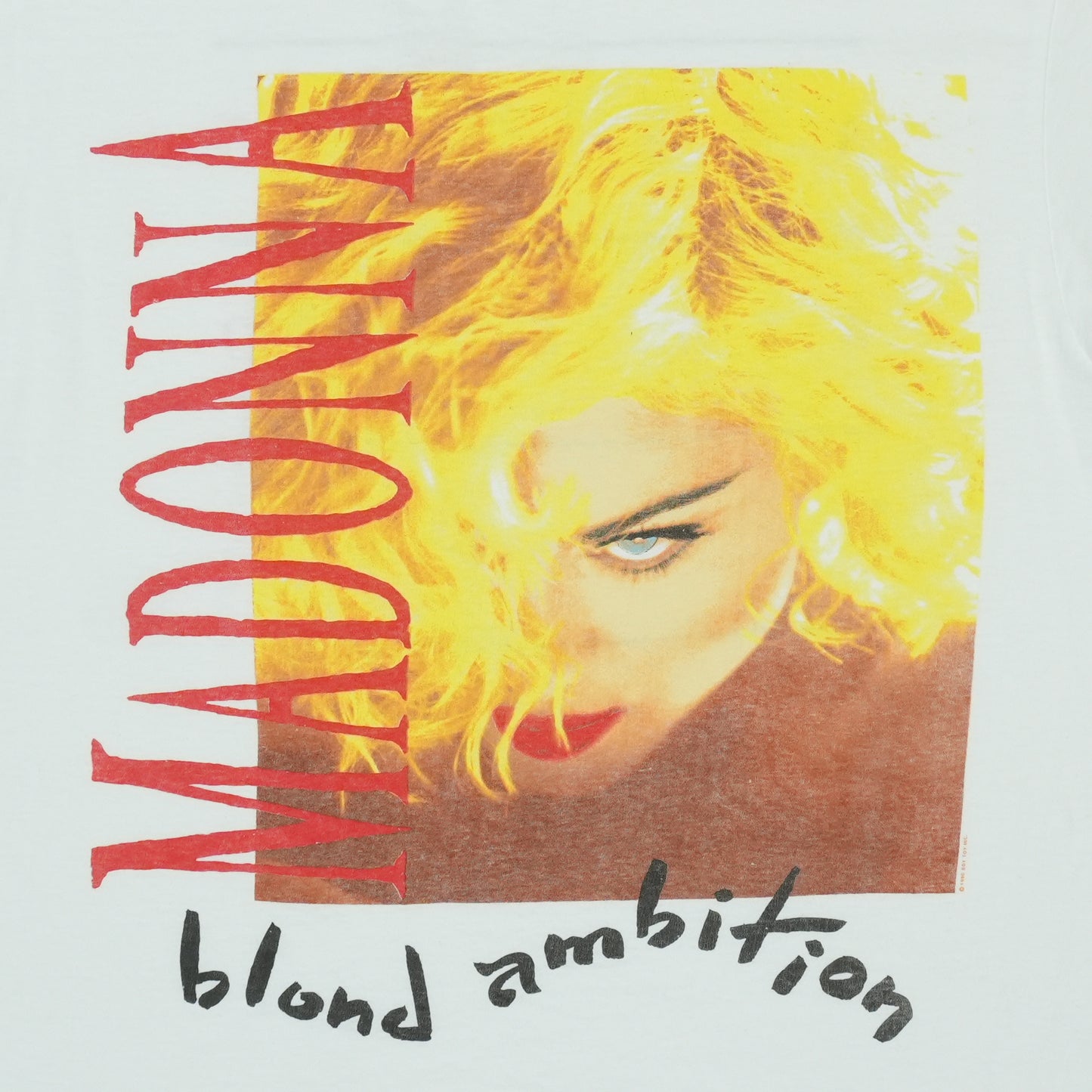 1990 Madonna Blond Ambition World Tour Shirt