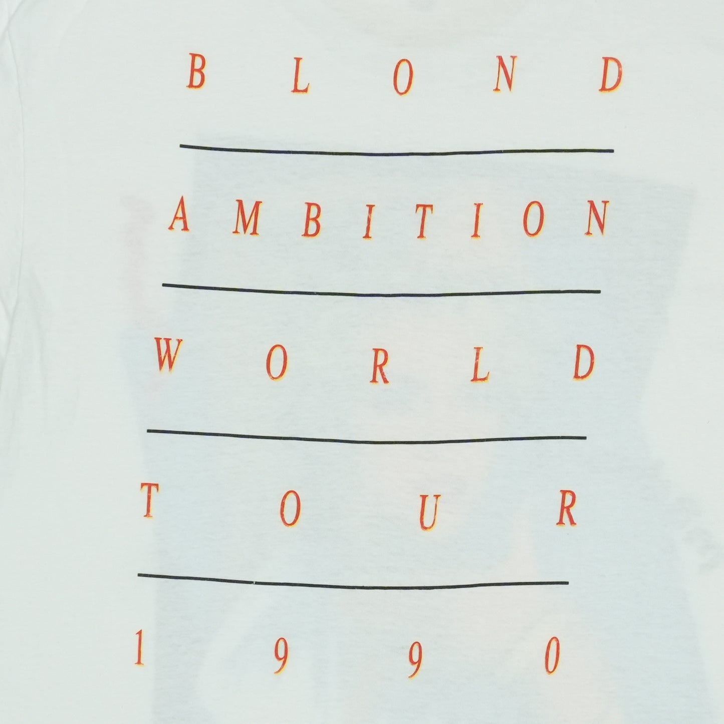 1990 Madonna Blond Ambition World Tour Shirt