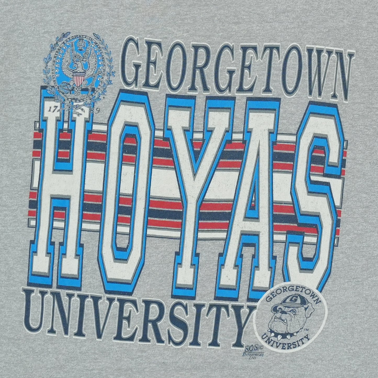 1980s Georgetown University Hoyas Shirt