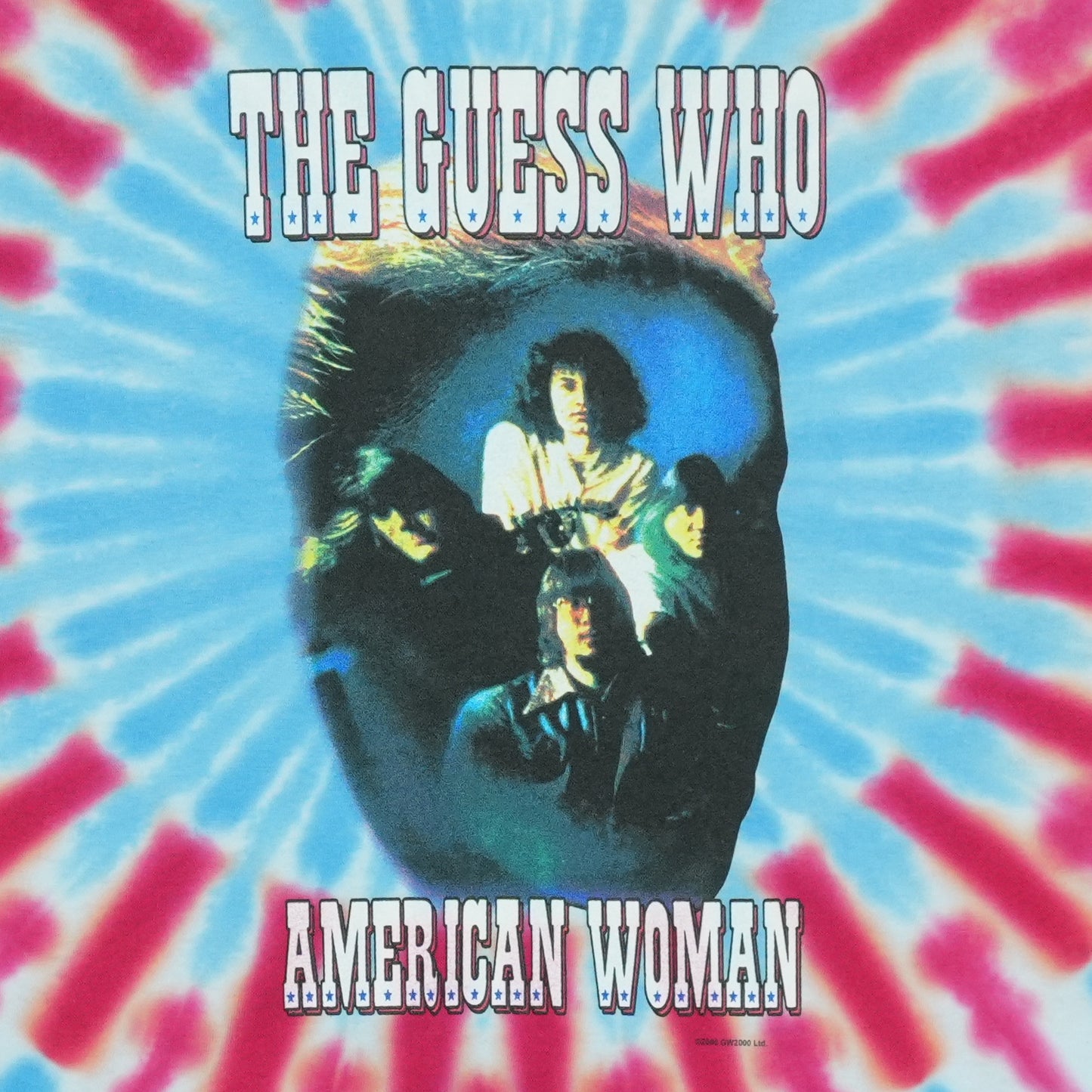 2001 The Guess Who Tour Tie Dye Shirt