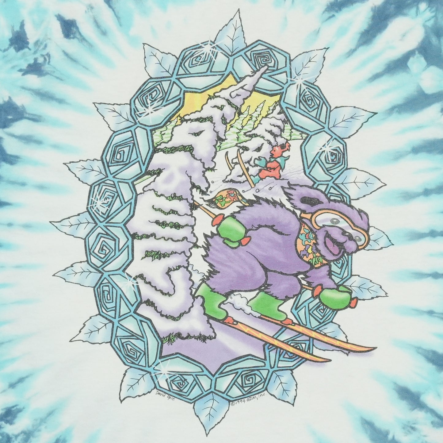 1994 Grateful Dead Snowboard Ski Tie Dye Shirt
