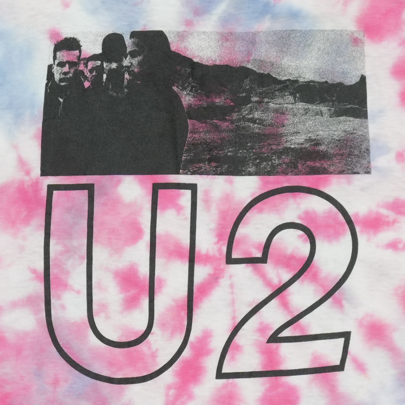 1987 U2 Joshua Tree Tie Dye Tour Shirt