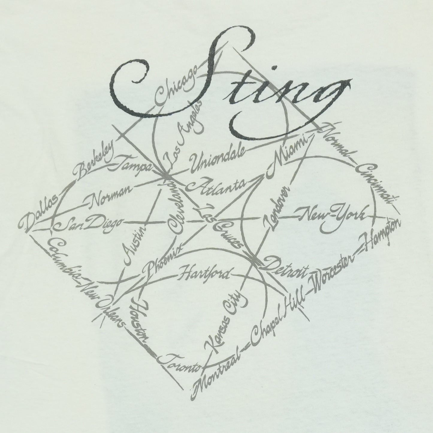 1991 Sting Tour Shirt