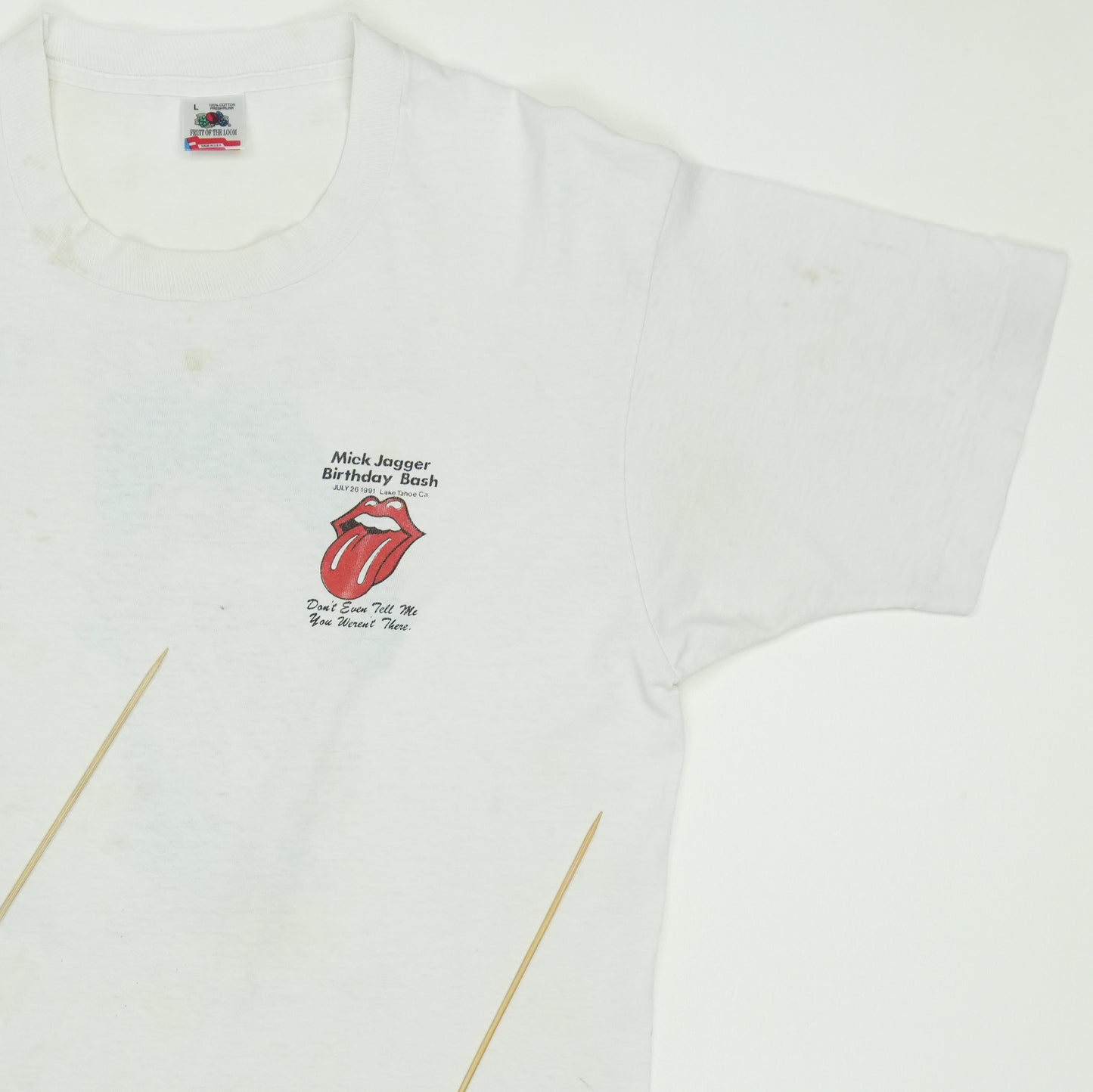 1991 Mick Jagger Birthday Bash Shirt