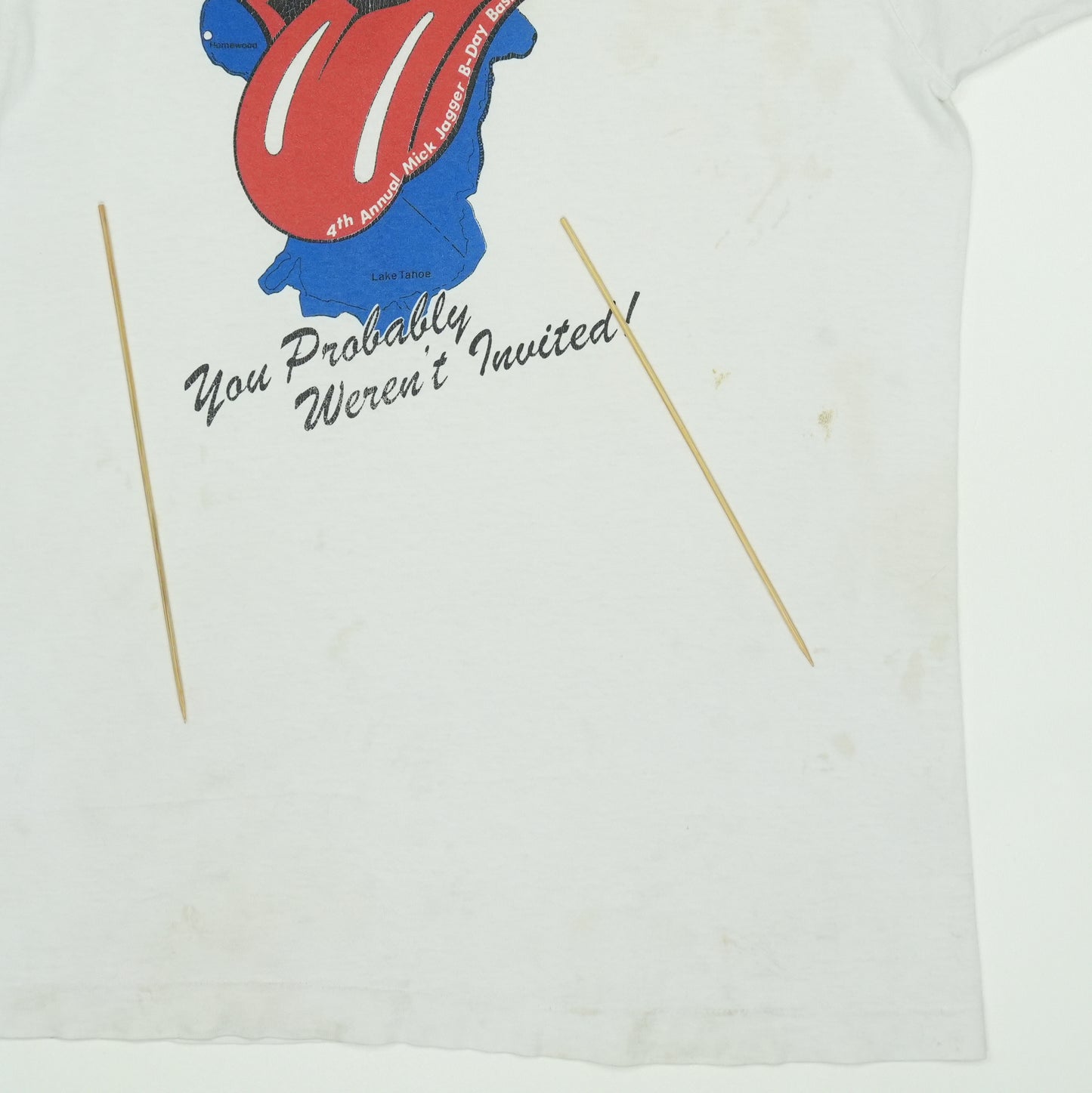 1991 Mick Jagger Birthday Bash Shirt