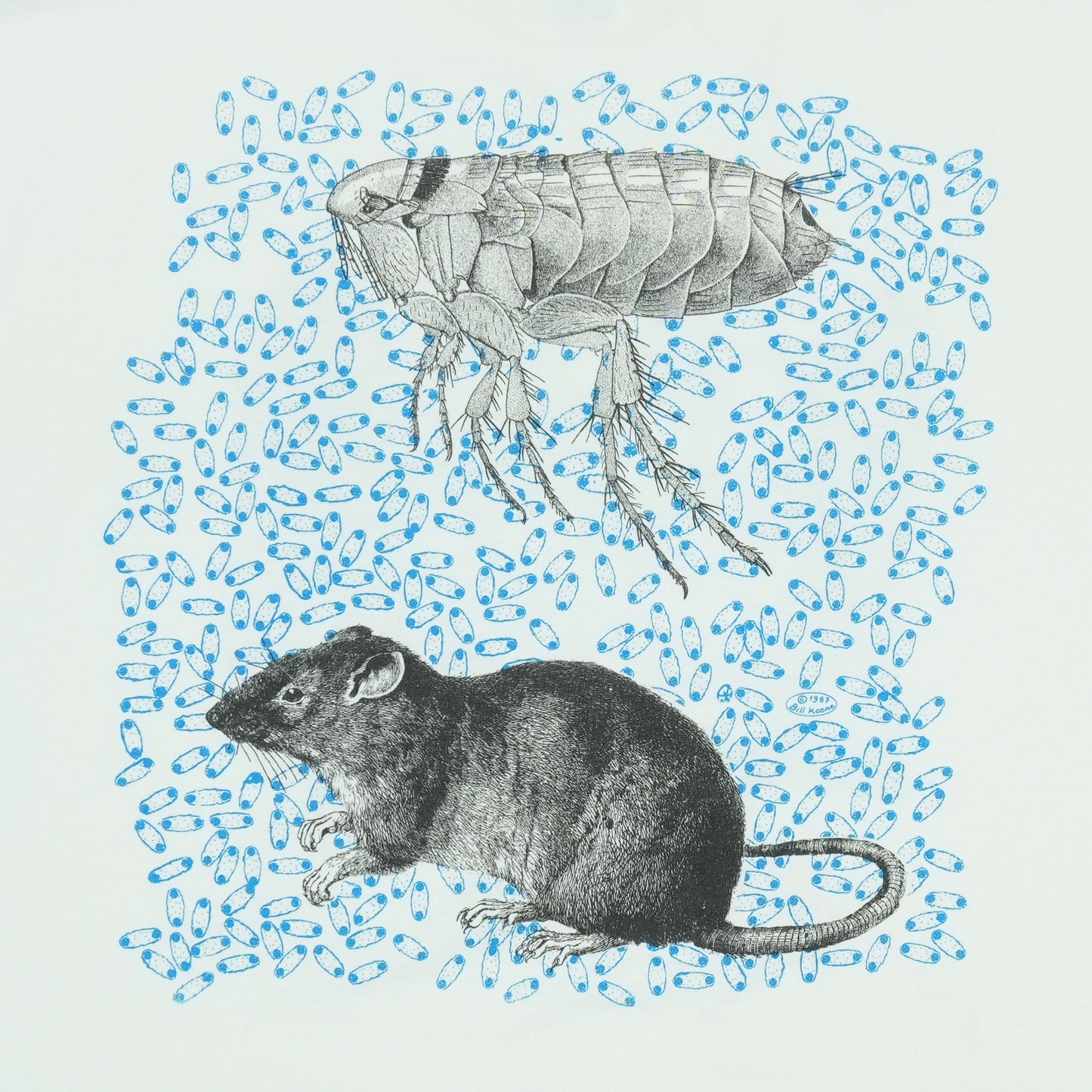 1990s Yersenia Pestis Plague Shirt