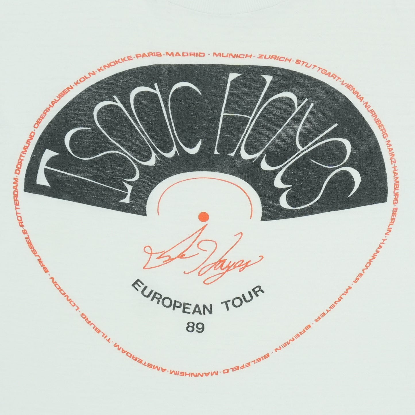 1989 Isaac Hayes European Tour Shirt