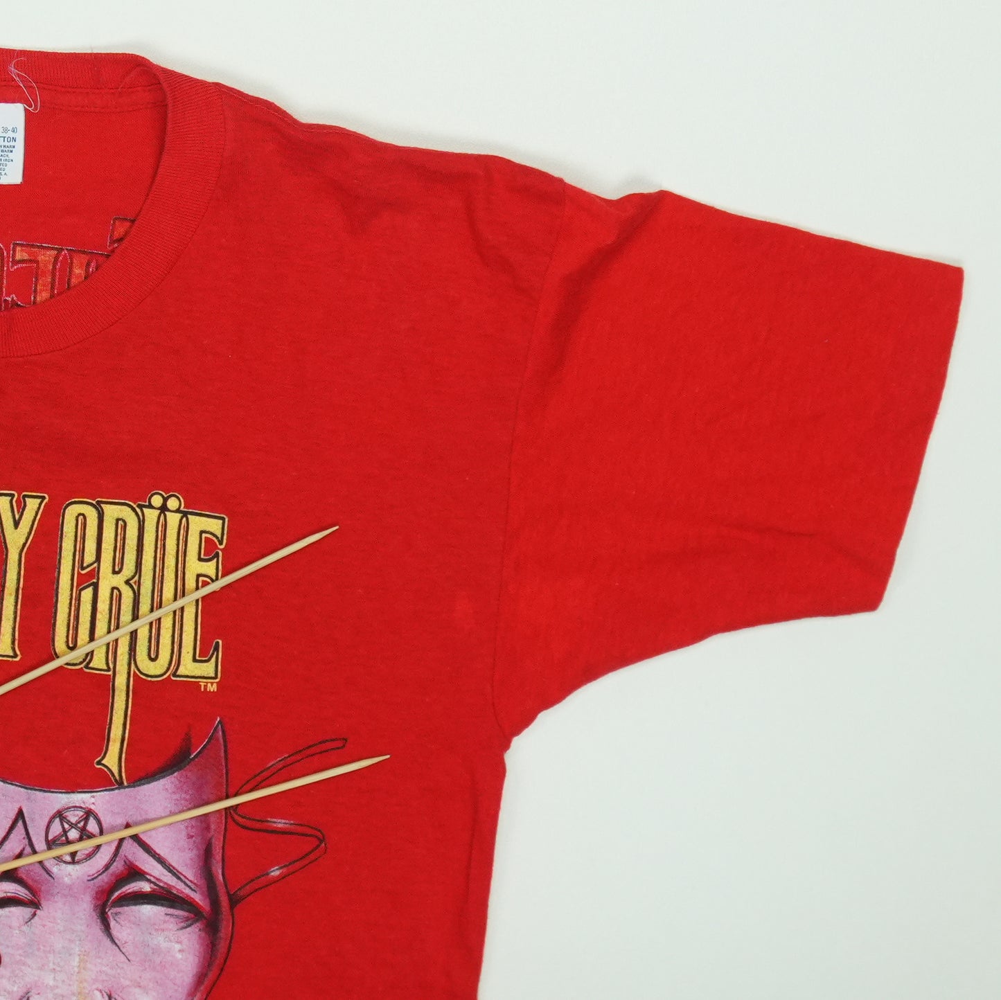1985 Motley Crue Theatre Of Pain World Tour Shirt