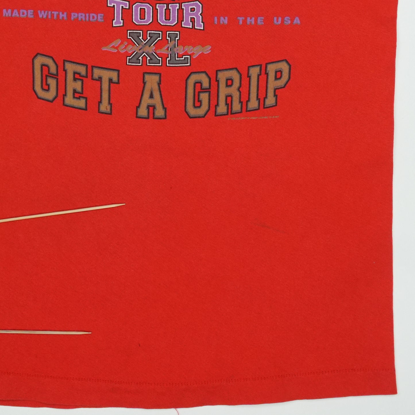 1993 Aerosmith Get A Grip World Tour Shirt