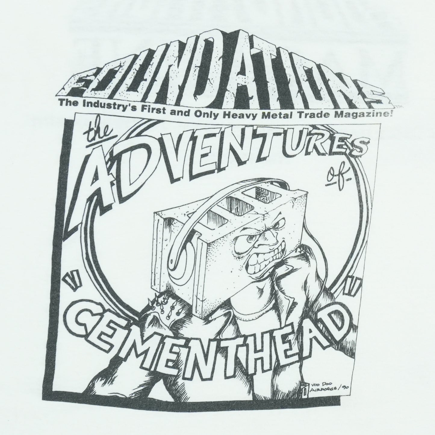 1990 Foundations Heavy Metal Magazine Shirt