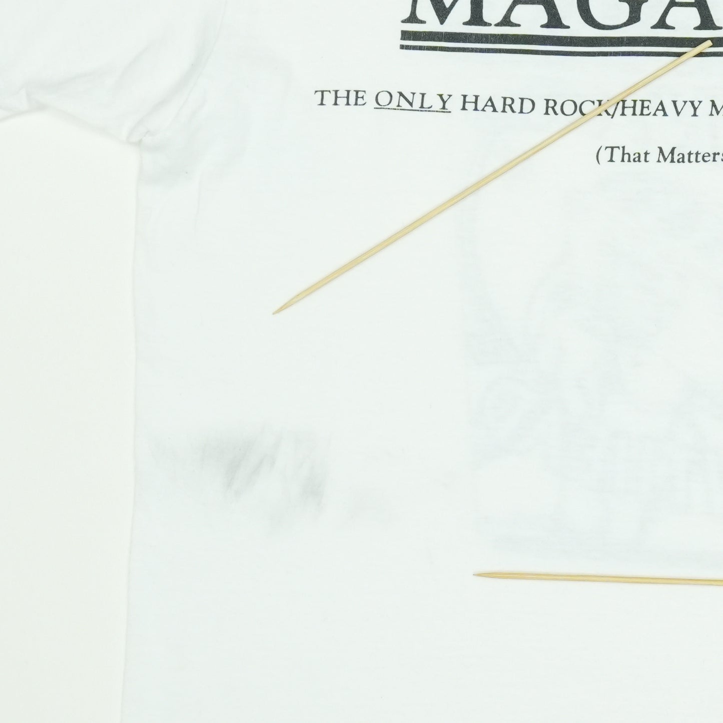 1990 Foundations Heavy Metal Magazine Shirt