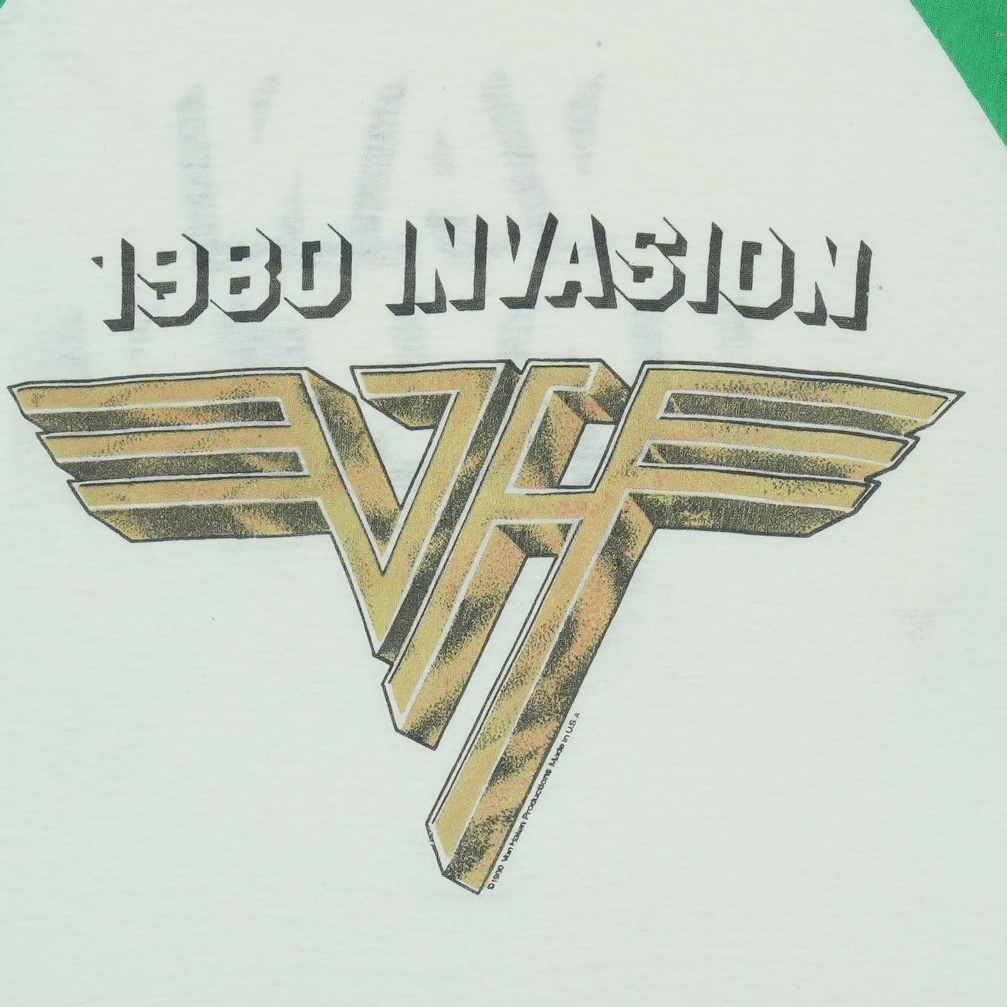 1980 Van Halen Invasion Tour Jersey Shirt