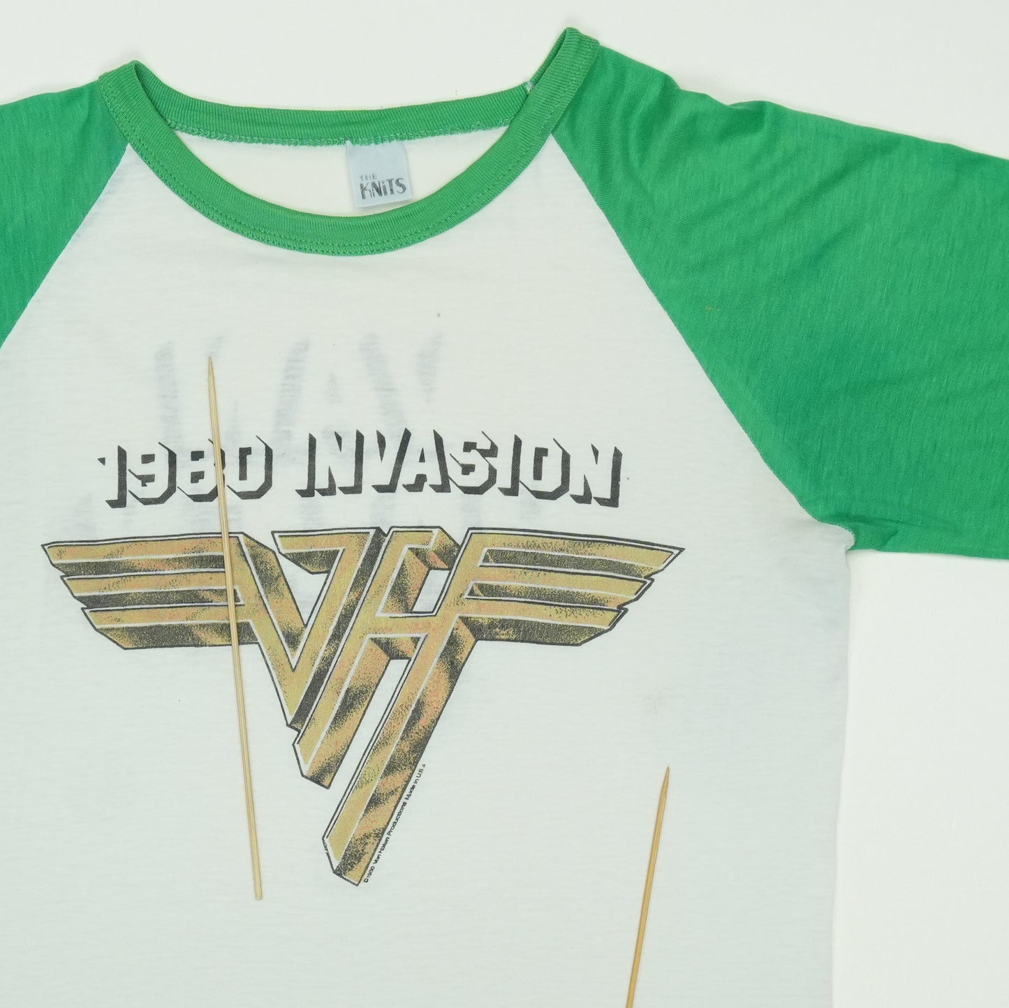 1980 Van Halen Invasion Tour Jersey Shirt