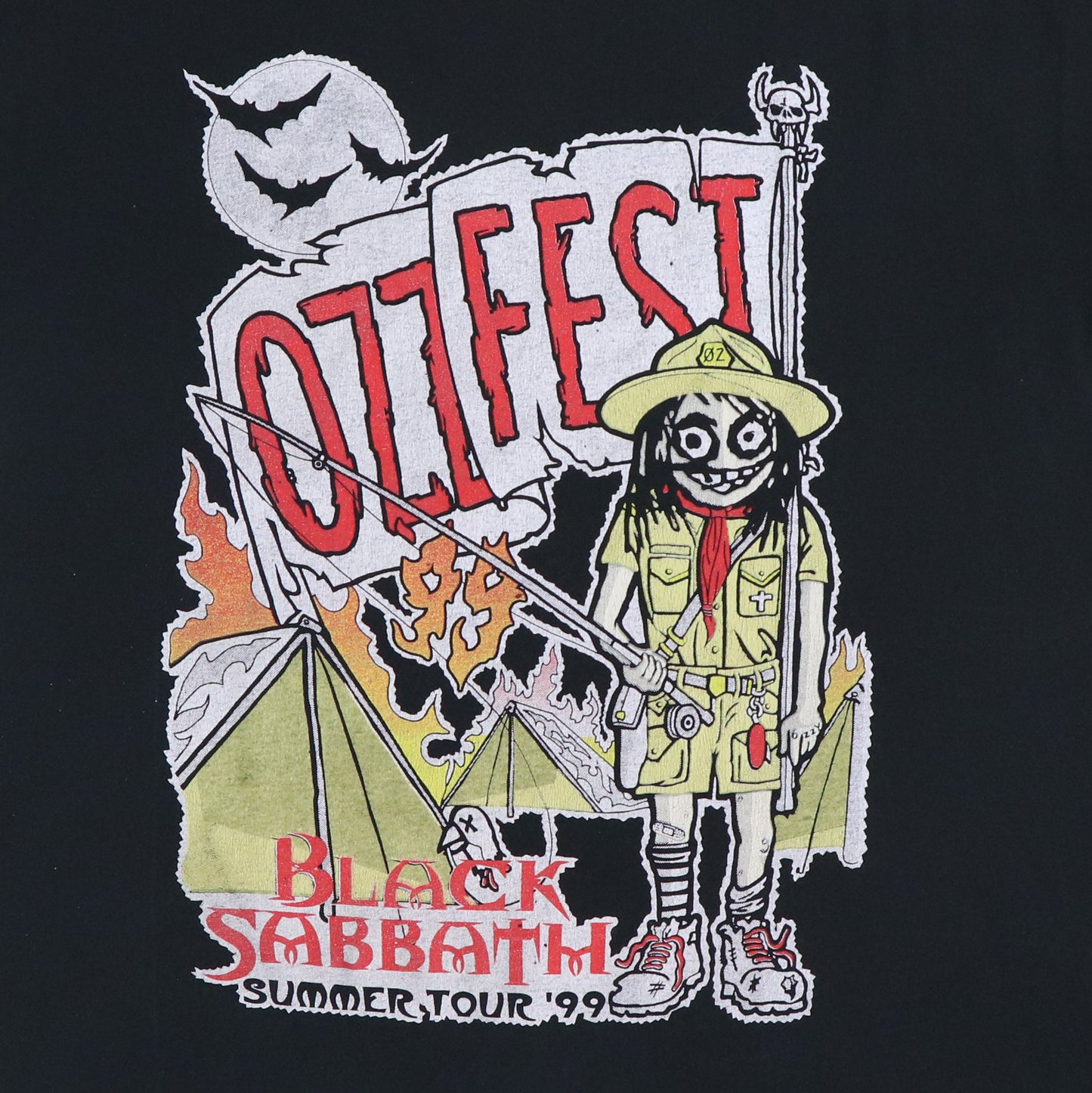 1999 Ozzfest Black Sabbath Concert Shirt