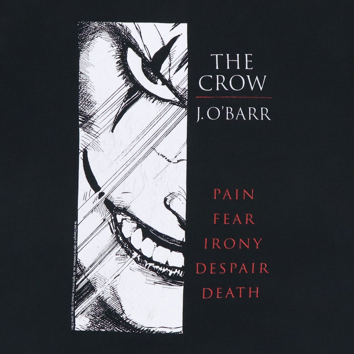 1994 The Crow Pain Despair Death Shirt