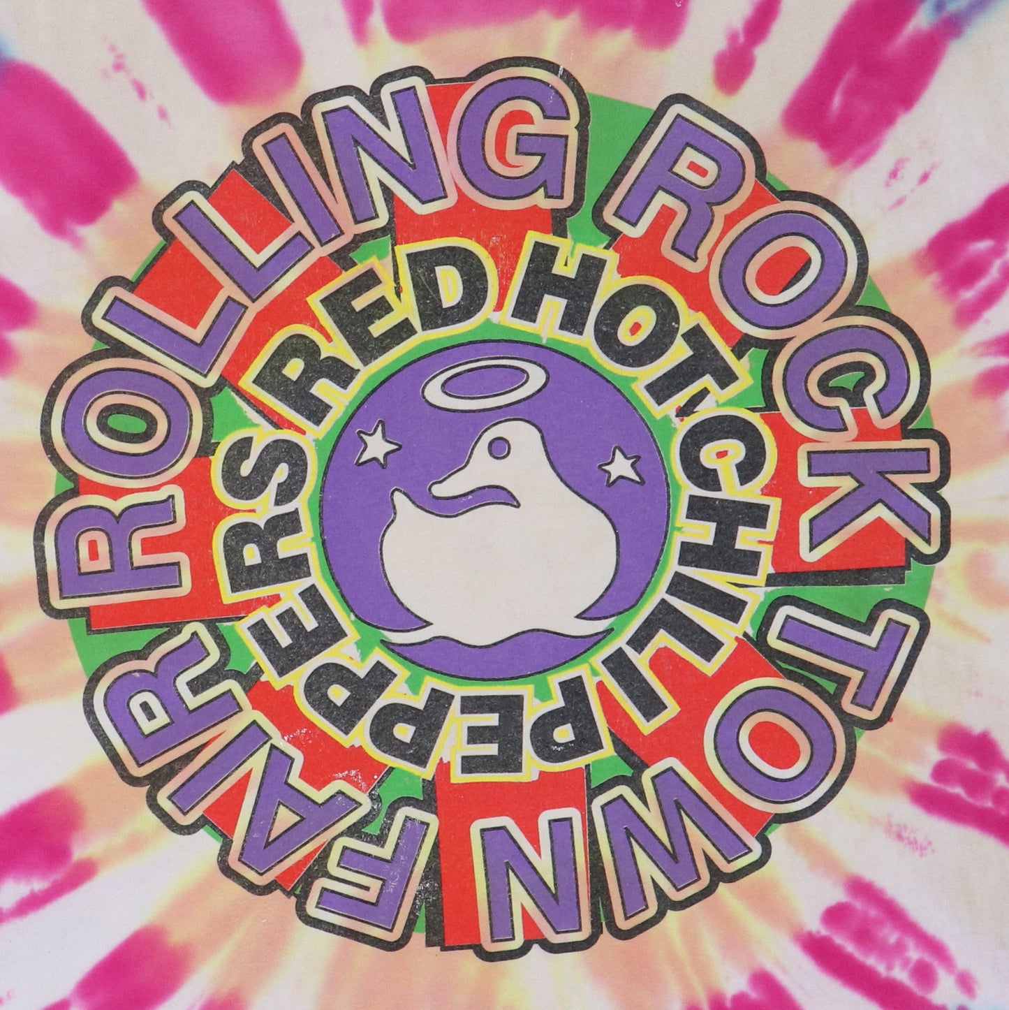 2000 Red Hot Chili Peppers Town Fair Tie Dye Concert Shirt