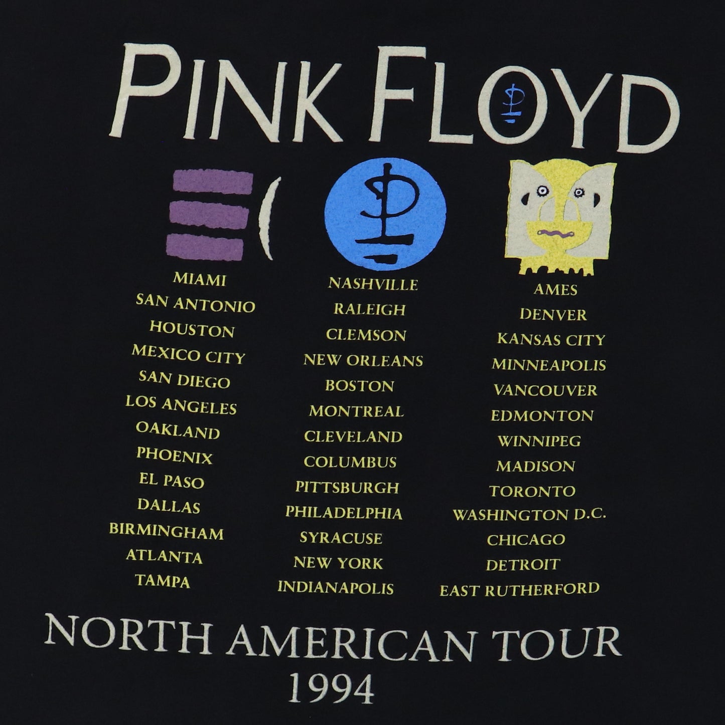 1994 Pink Floyd Division Bell Tour Shirt