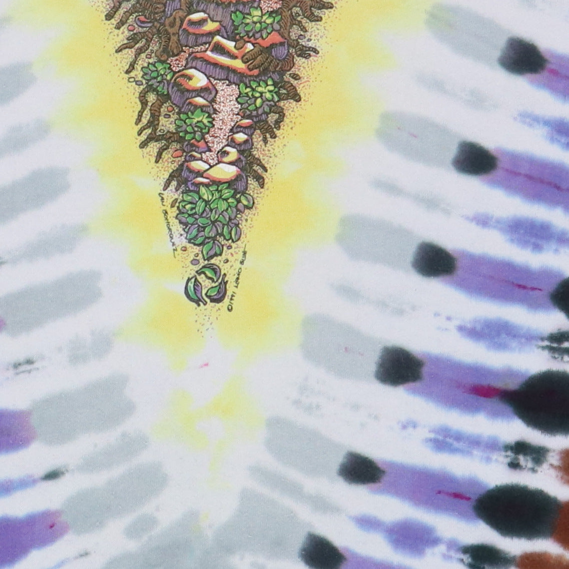 1991 Psychedelia Liquid Blue Tie Dye Shirt