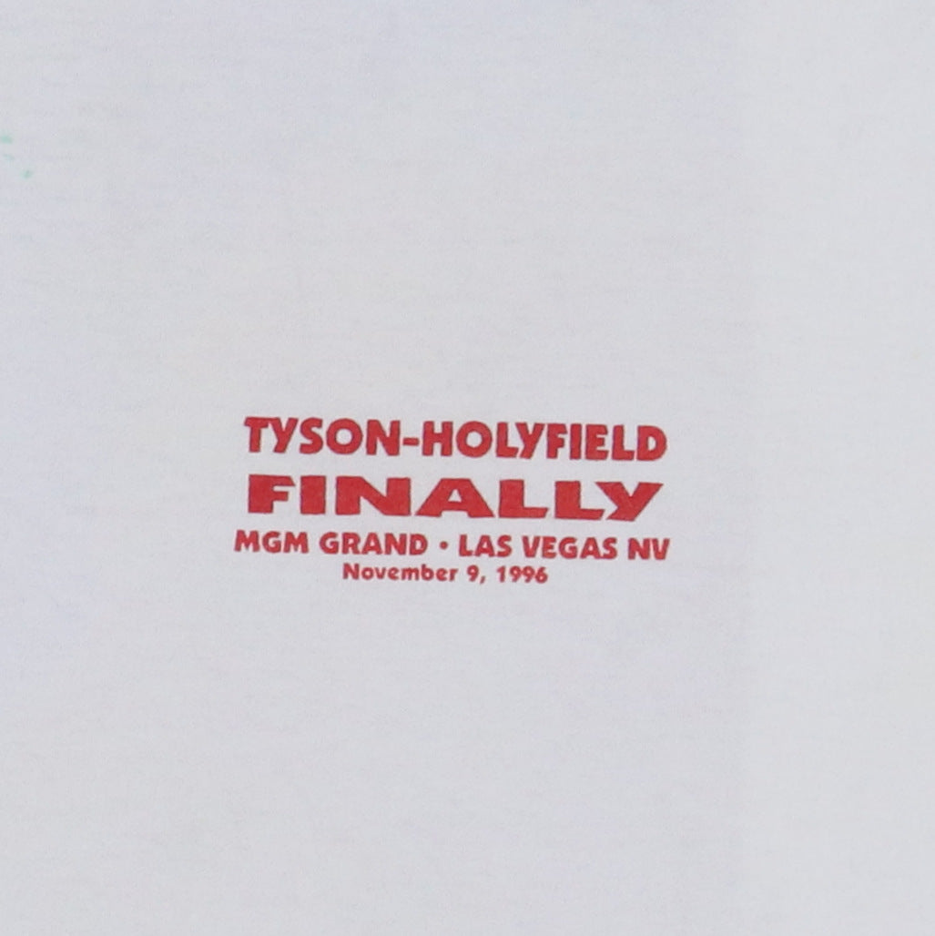 1996 Mike Tyson Evander Holyfield MGM Grand Shirt