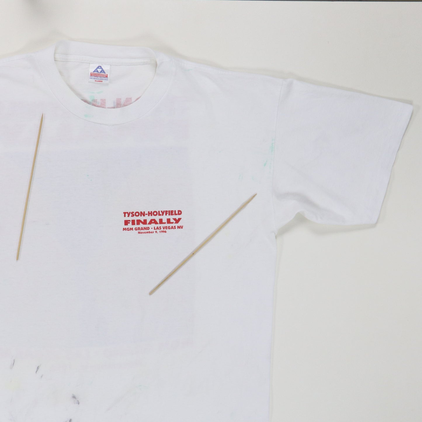 1996 Mike Tyson Evander Holyfield MGM Grand Shirt