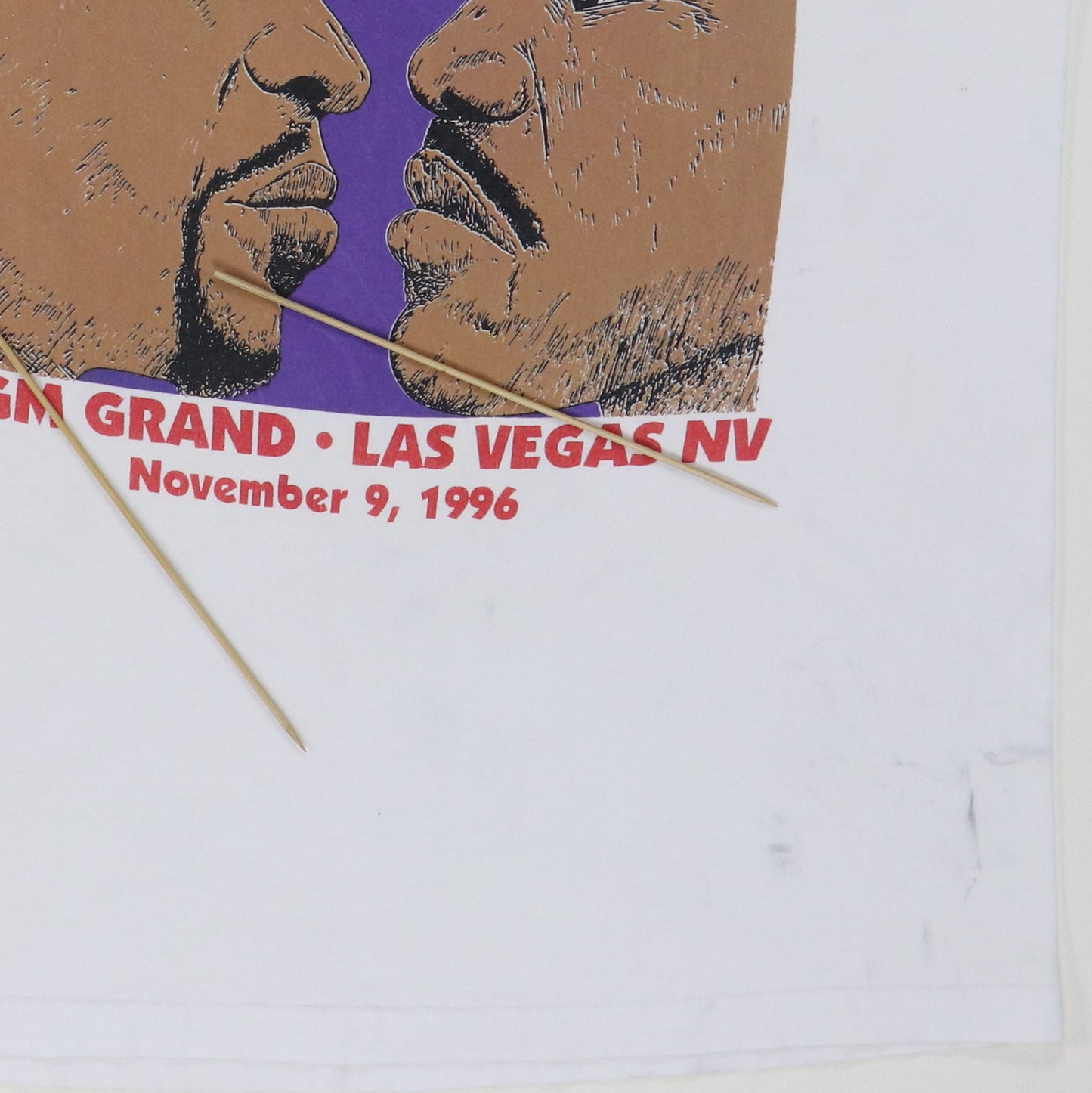 1996 Mike Tyson Evander Holyfield MGM Grand Shirt