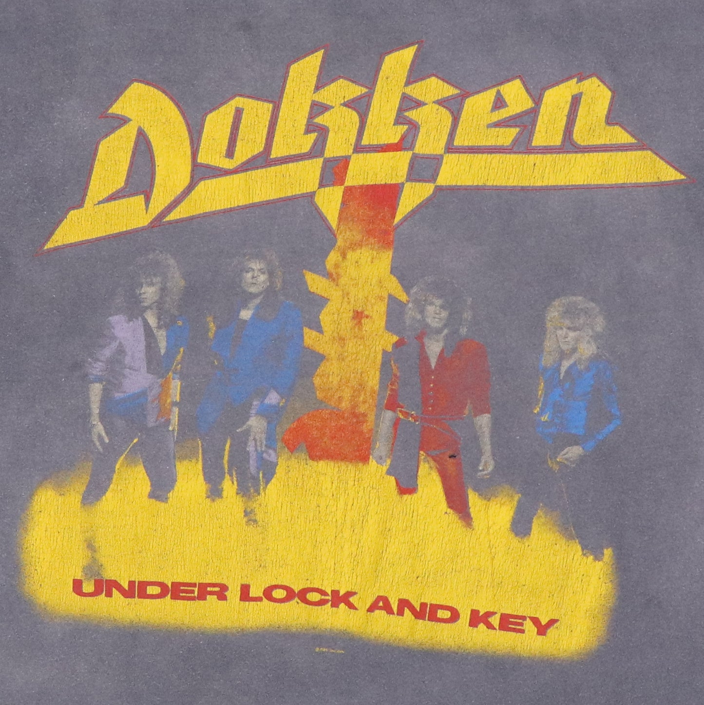1985 Dokken Under Lock And Key Tour Shirt
