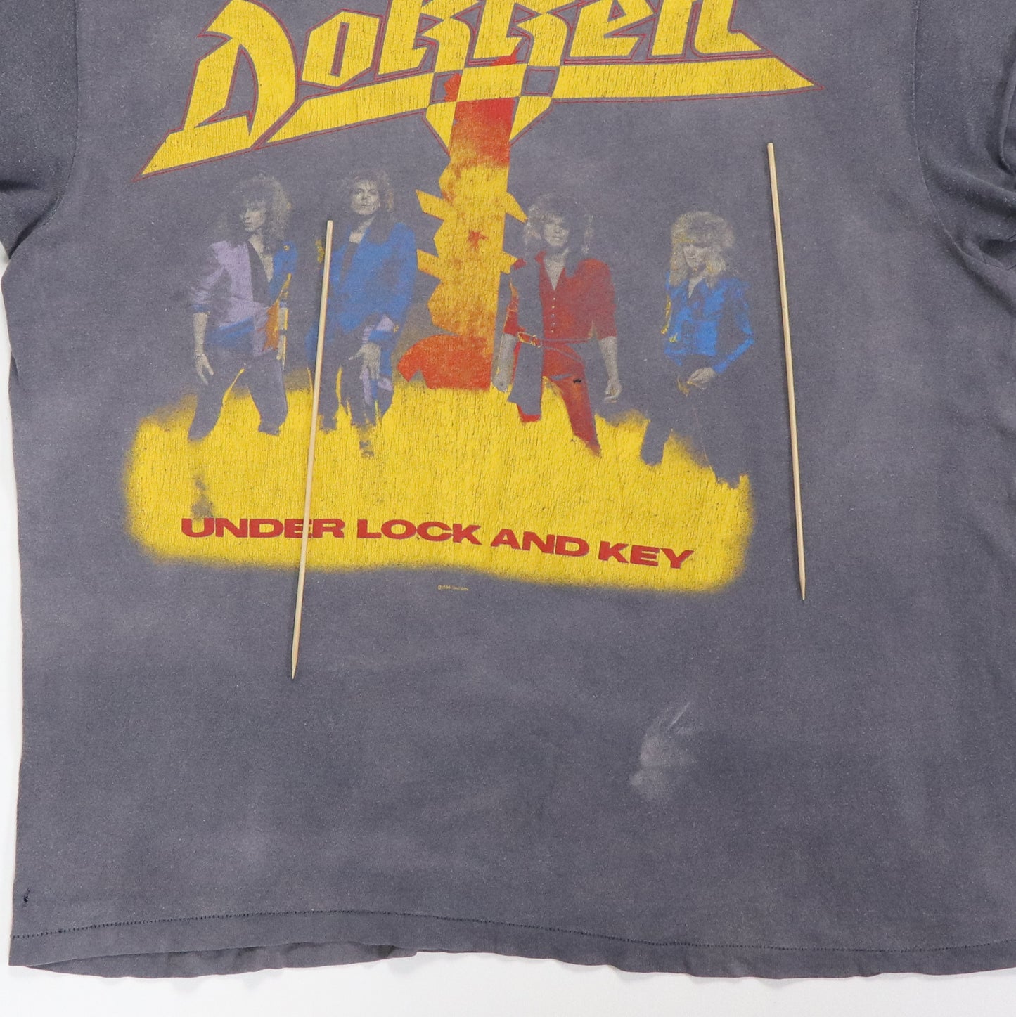 1985 Dokken Under Lock And Key Tour Shirt