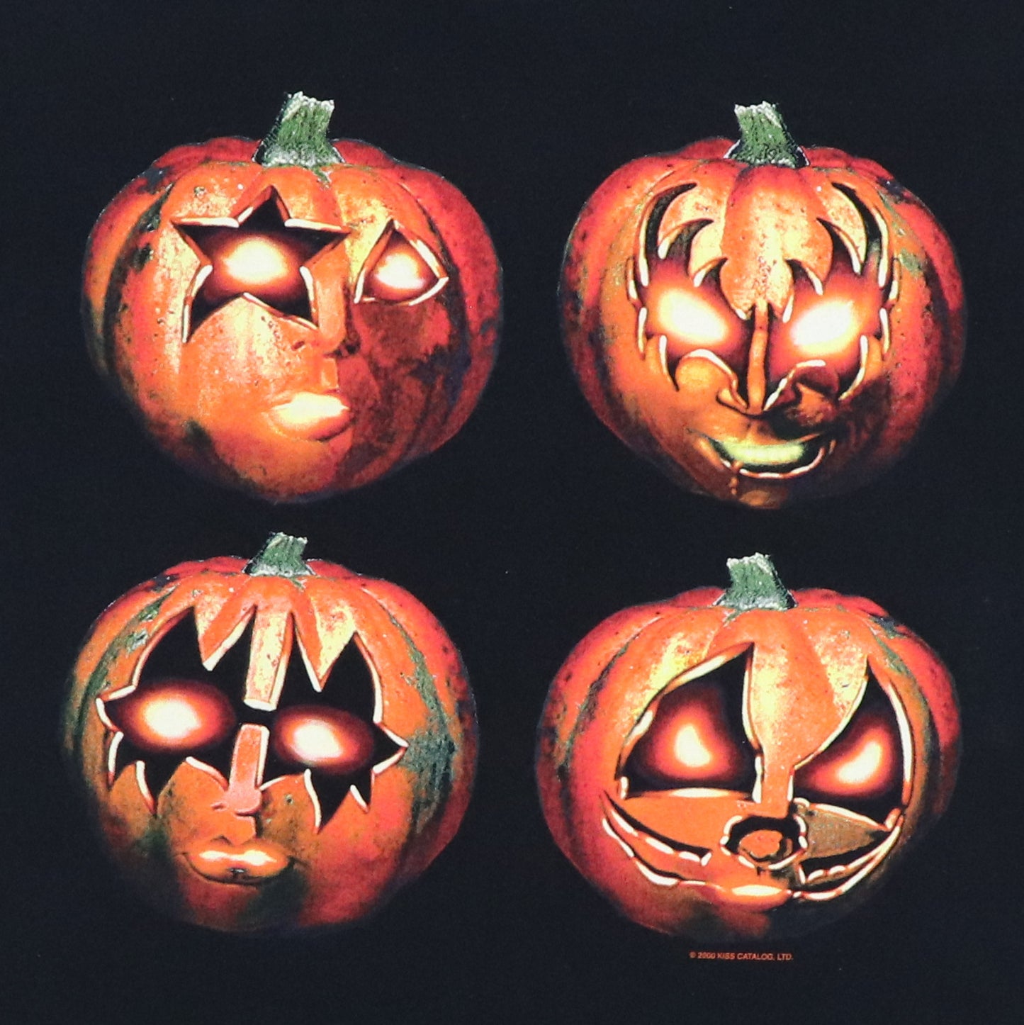 2000 Kiss Halloween Pumpkin Shirt