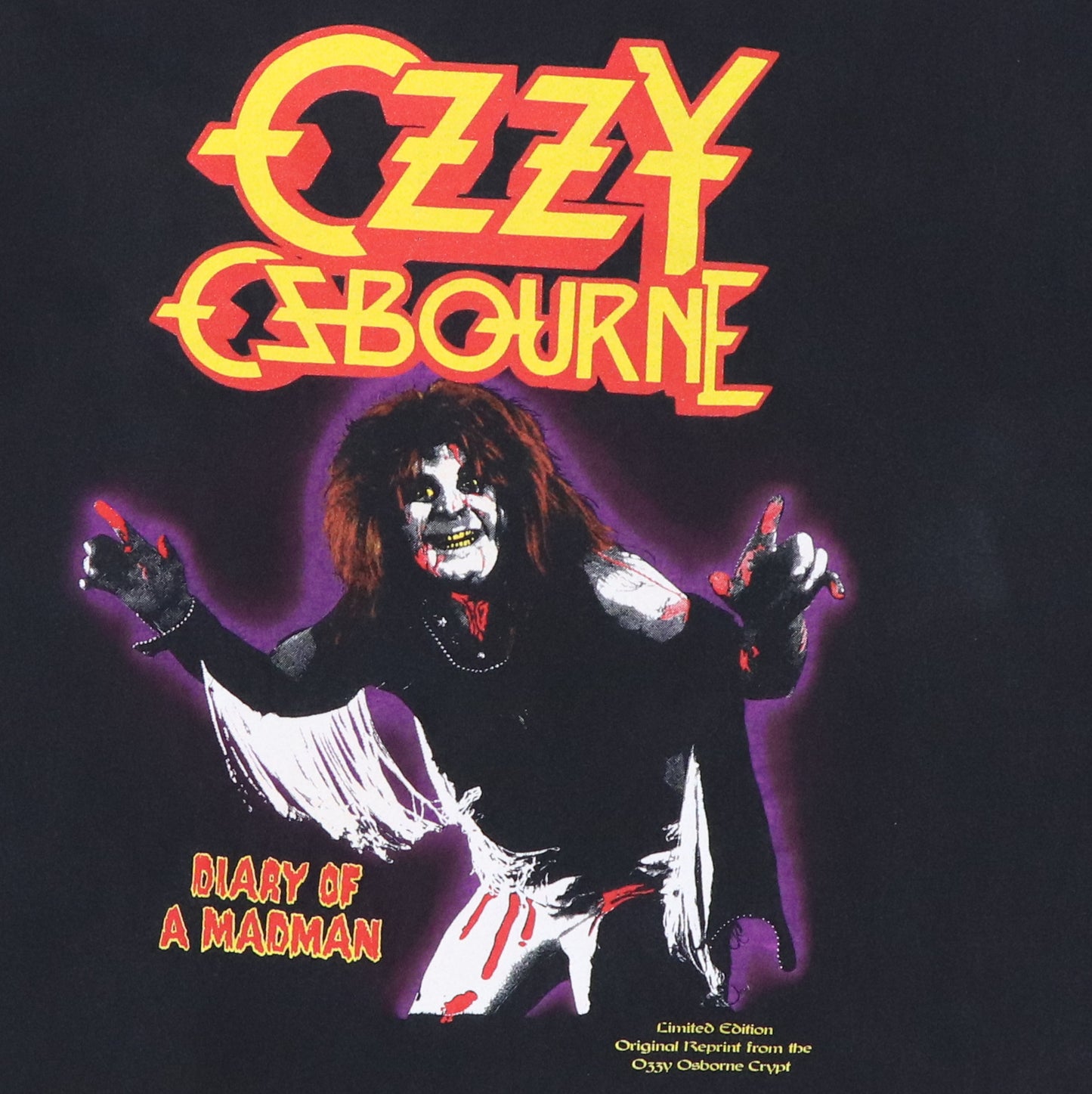1990s Ozzy Osbourne Diary Of A Madman Shirt