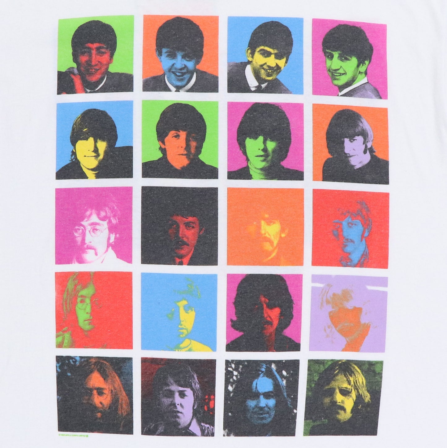 1989 Beatles And Warhol Shirt