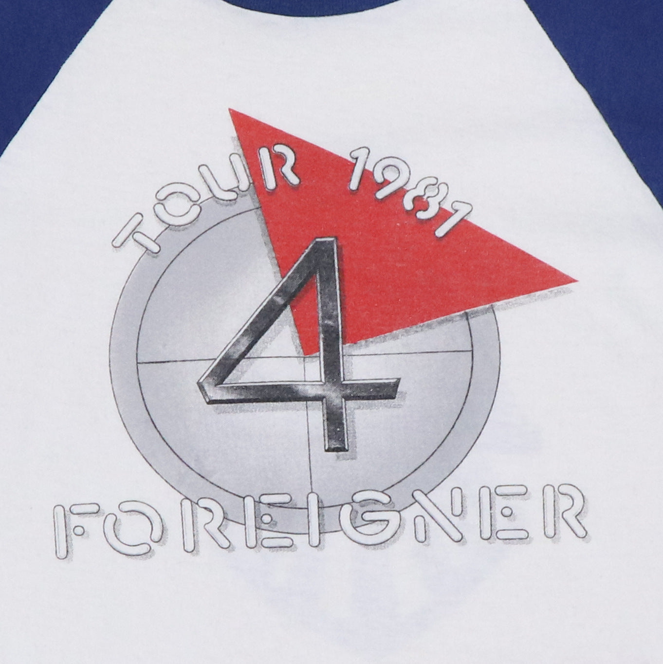 1981 Foreigner Tour Jersey Shirt
