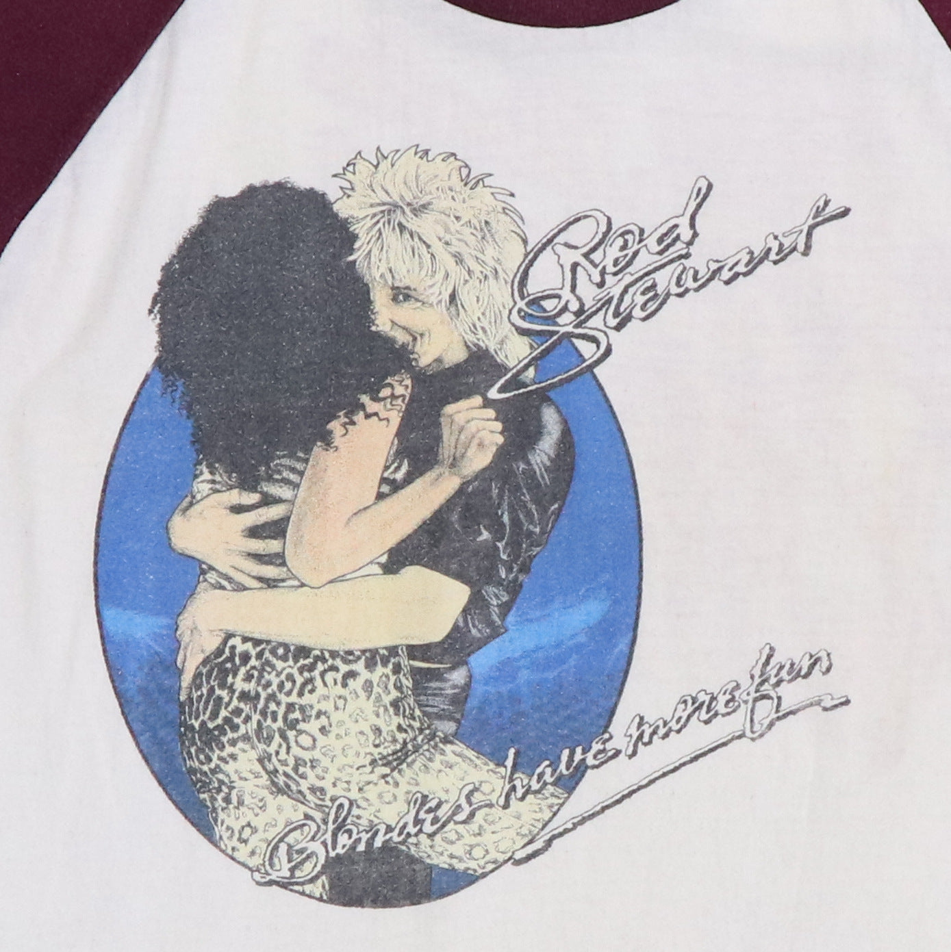 1979 Rod Stewart California Blondes Are Best Tour Shirt