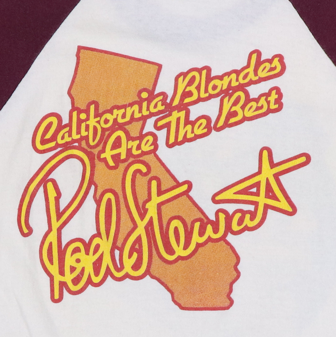 1979 Rod Stewart California Blondes Are Best Tour Shirt