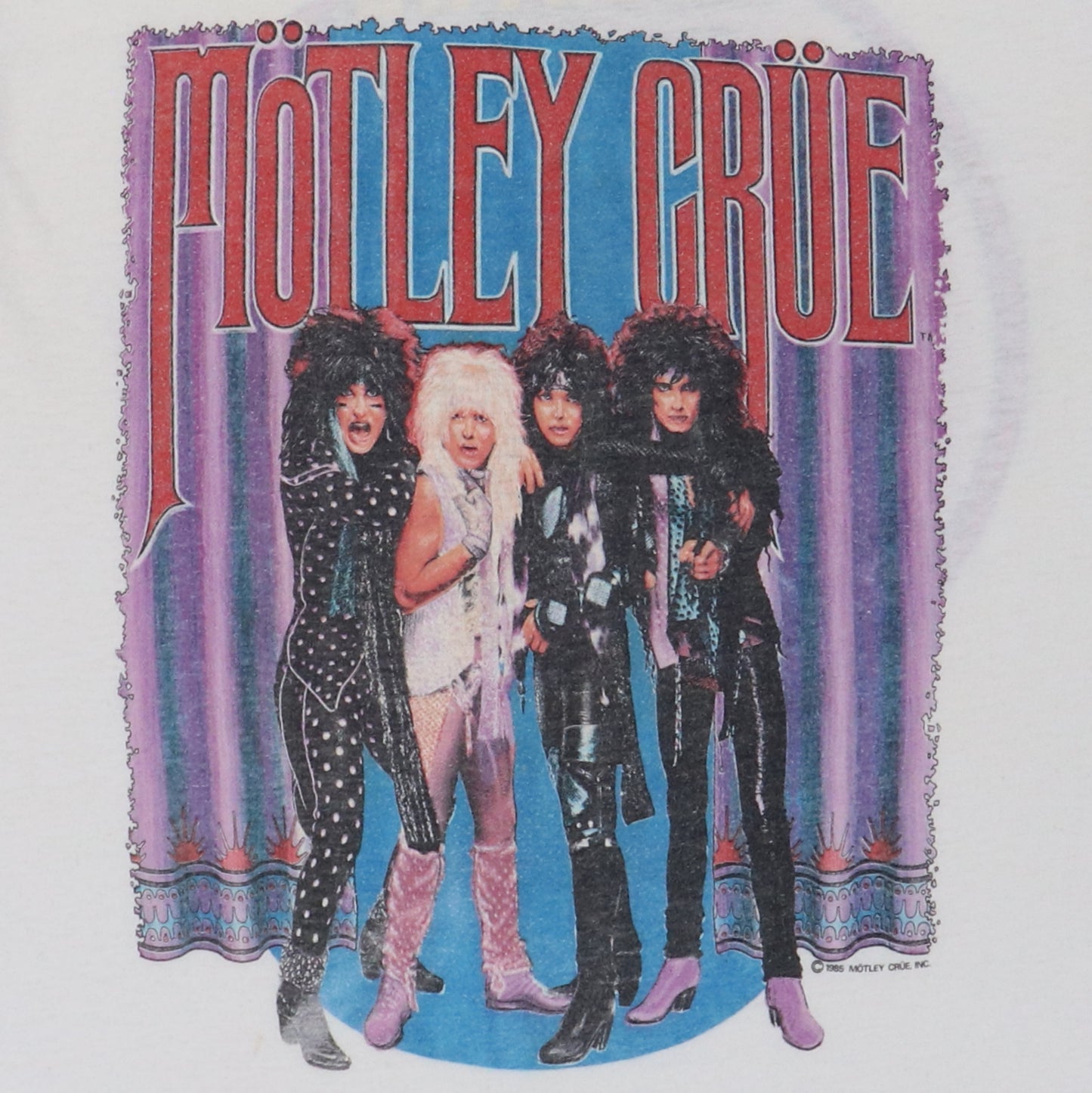 1985 Motley Crue Theatre Of Pain Shirt