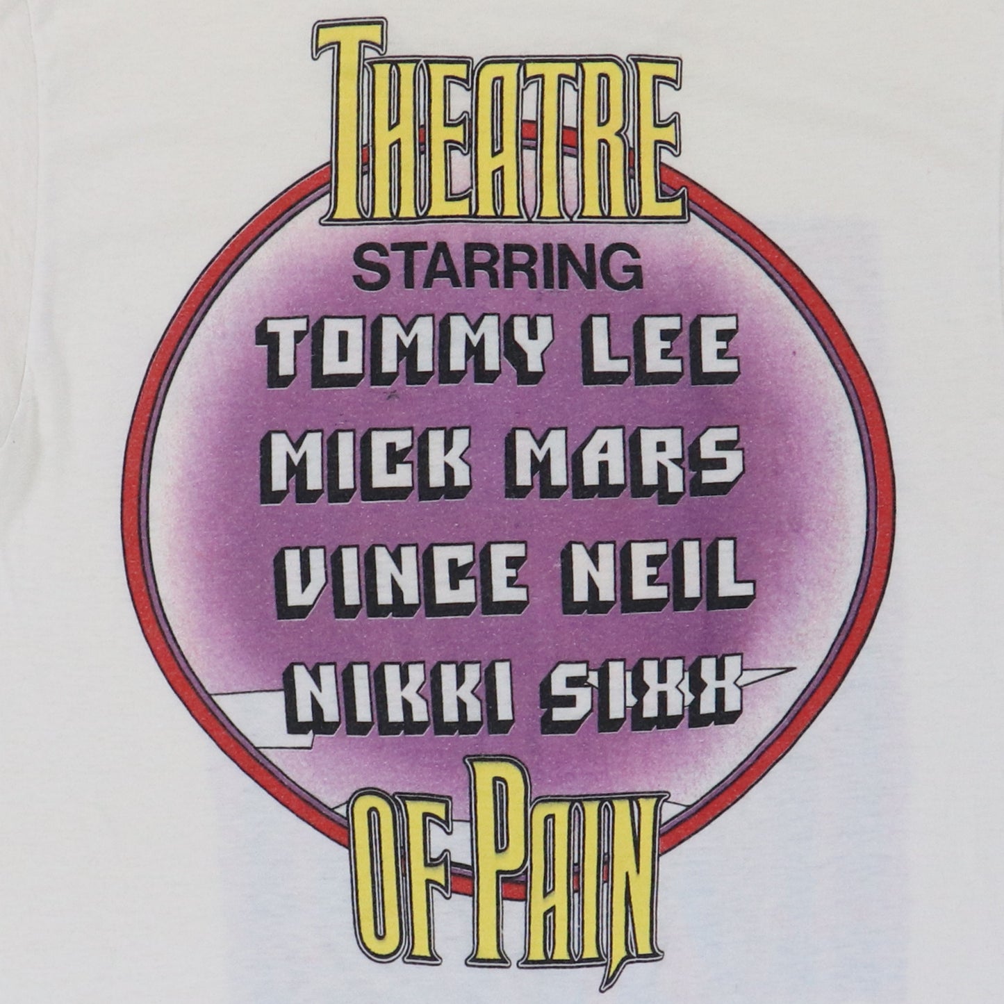 1985 Motley Crue Theatre Of Pain Shirt