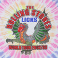 2003 Rolling Stones Licks World Tour Tie Dye Shirt
