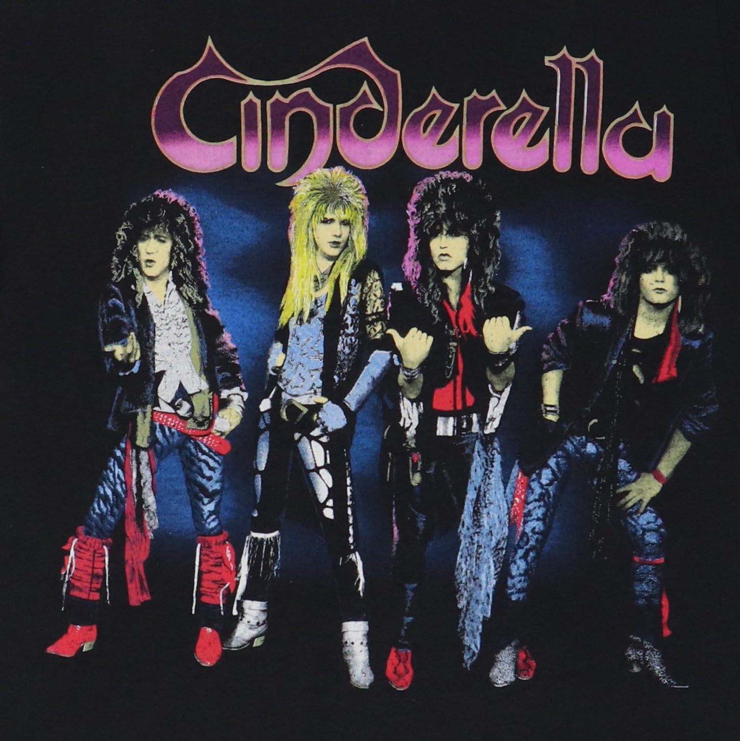 1986 Cinderella Night Songs World Tour Shirt