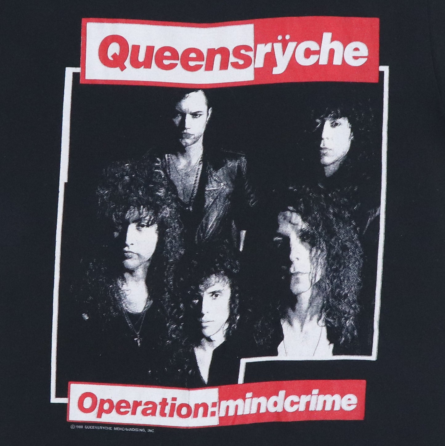 1988 Queensryche Operation Mindcrime Shirt