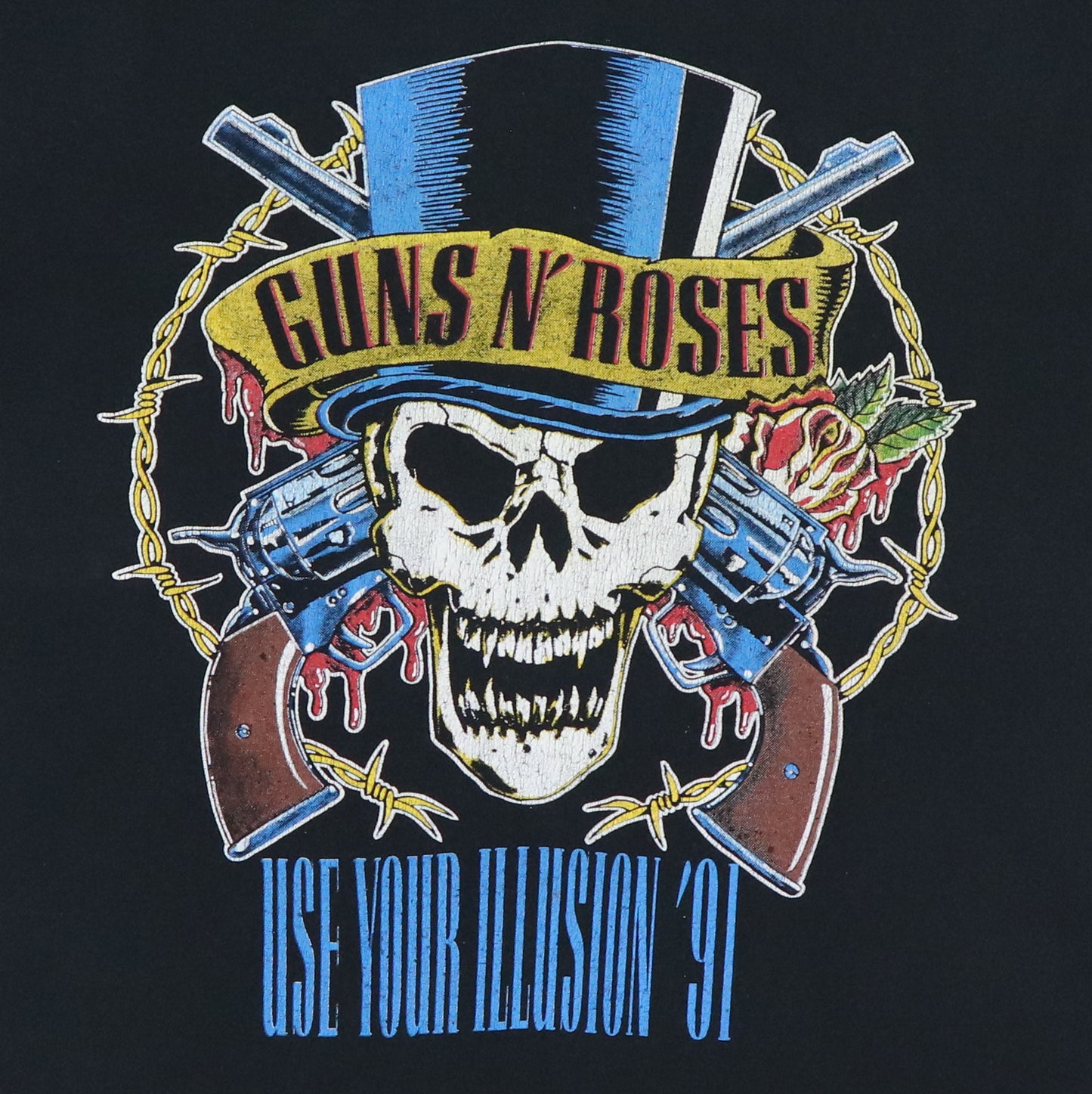 1991 Guns N Roses Use Your Illuision Tour Shirt